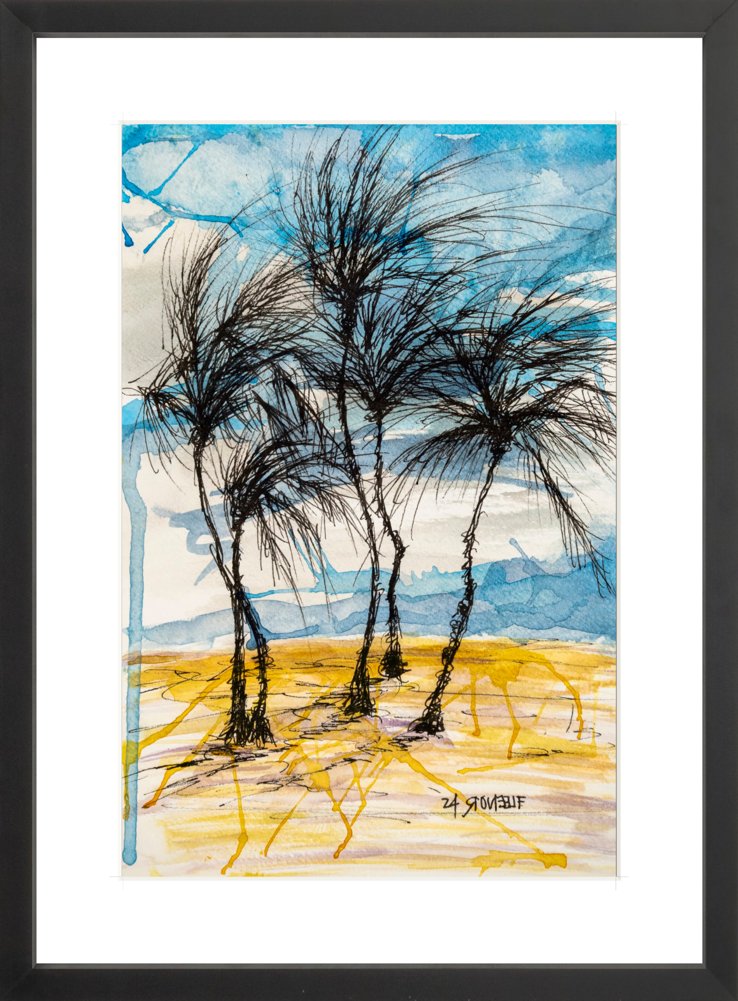 #Framed Print_12x18”_Black