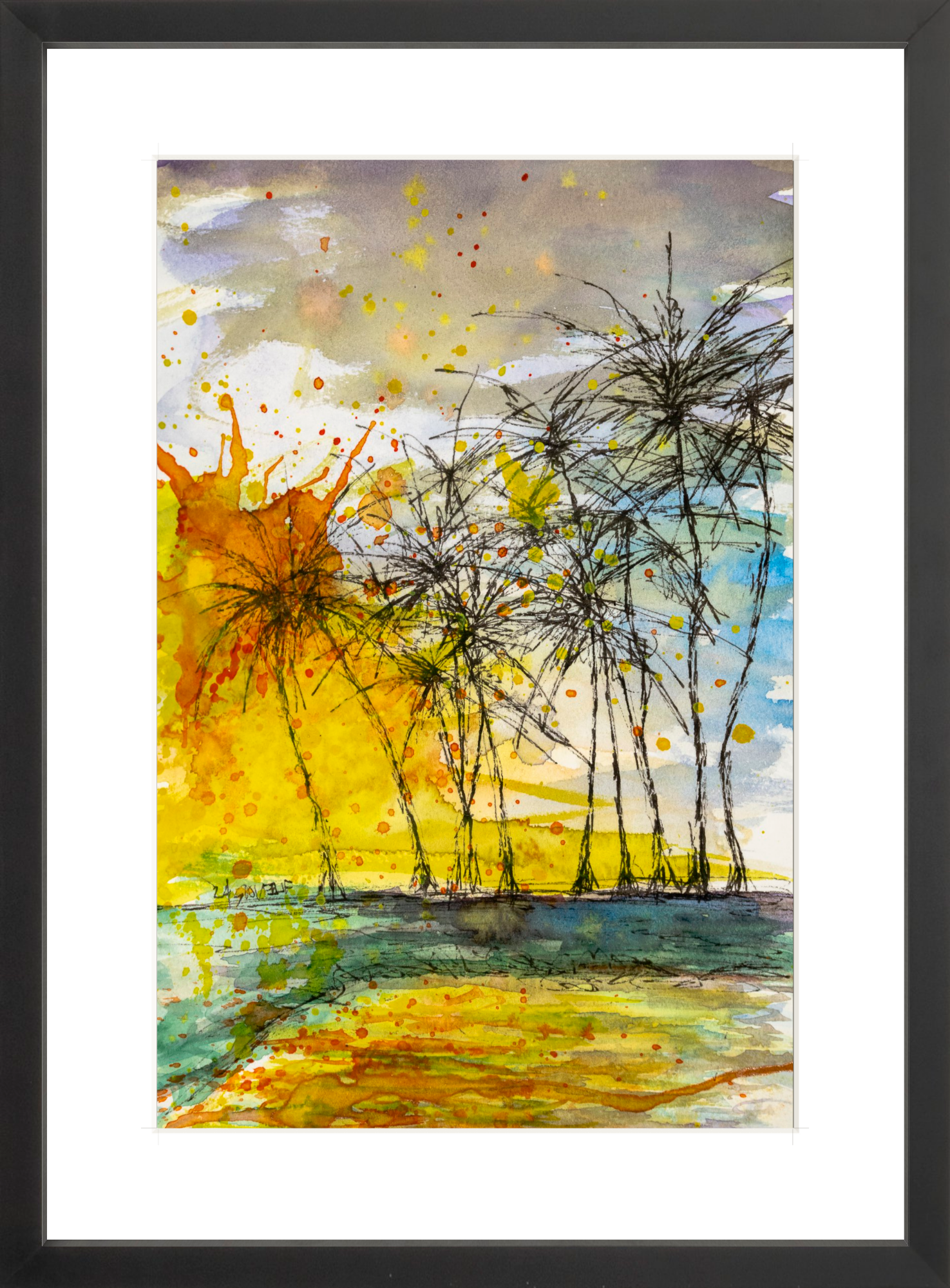 #Framed Print_12x18”_Black