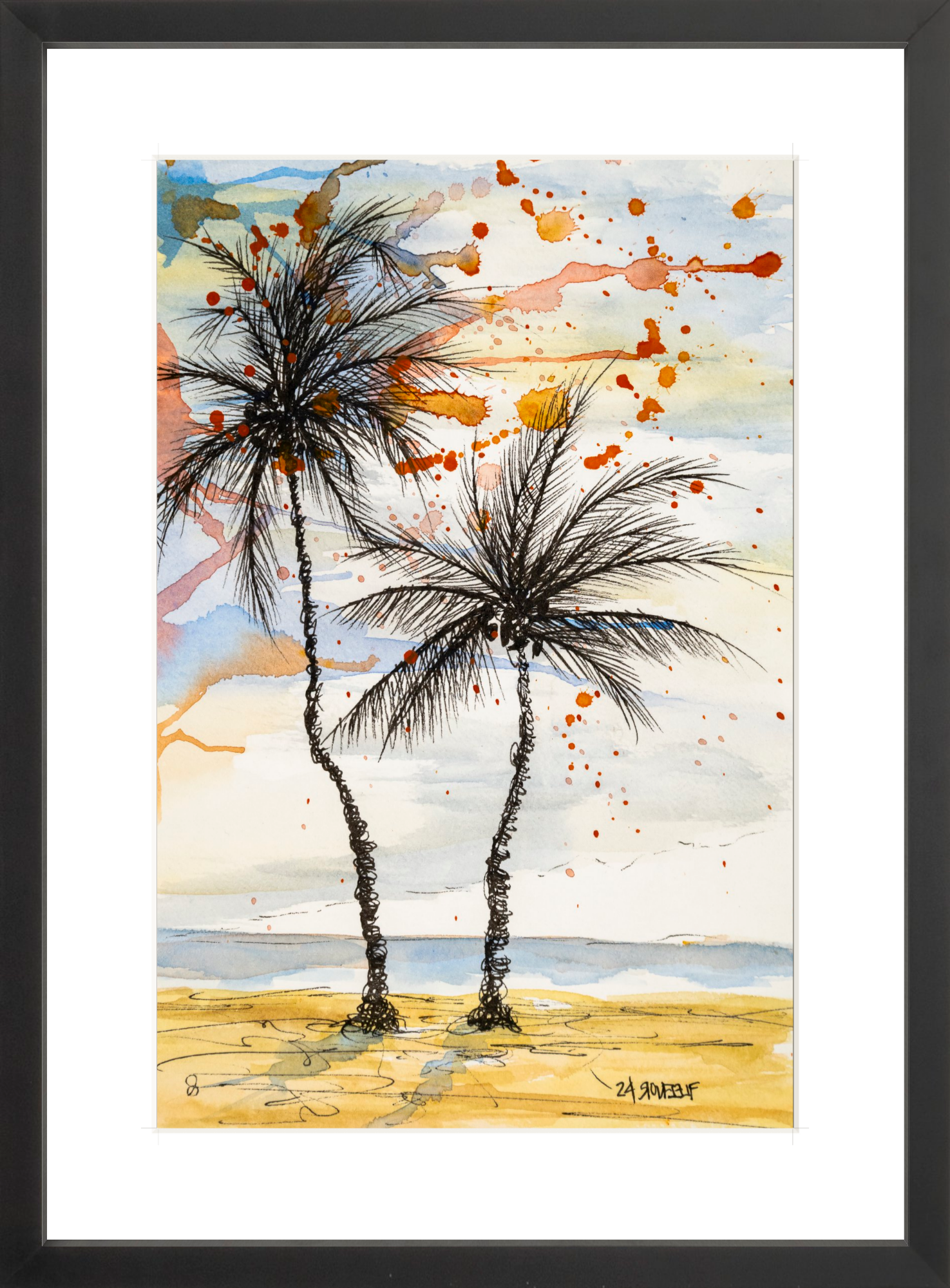 #Framed Print_12x18”_Black