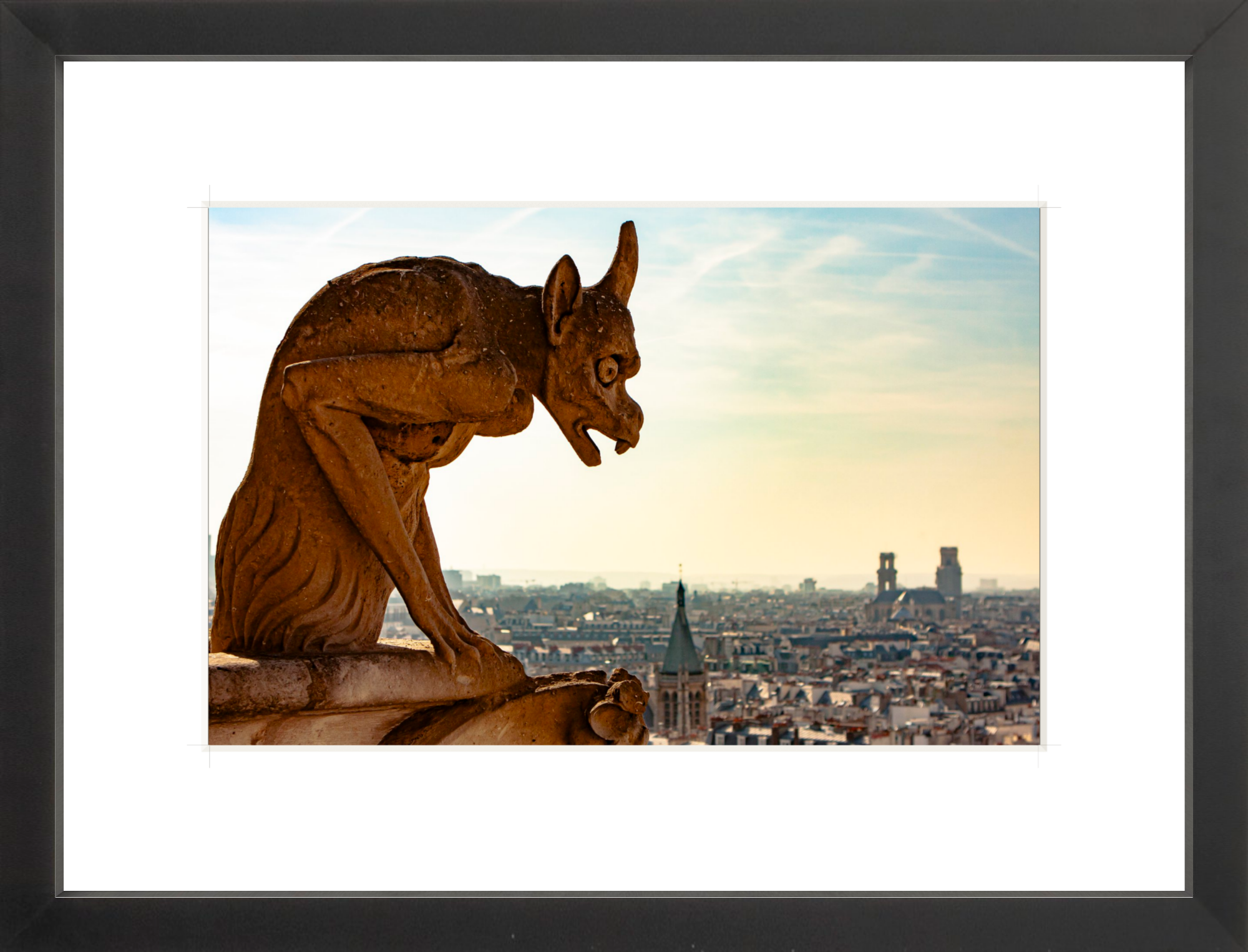 #Framed Print_12x8"_Black