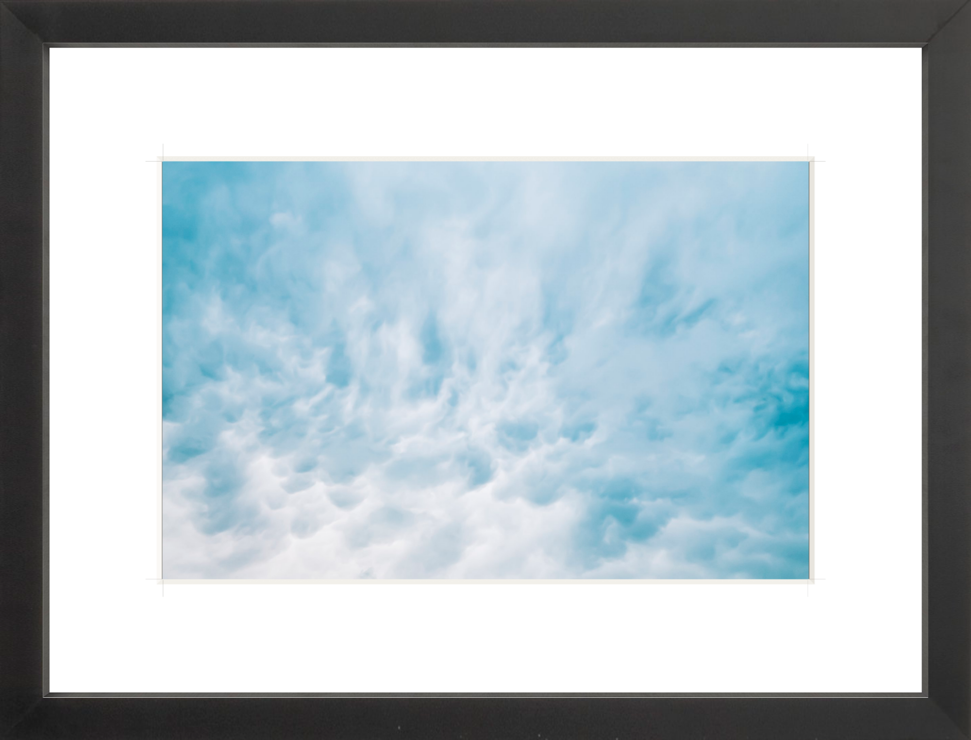 #Framed Print_12x8"_Black