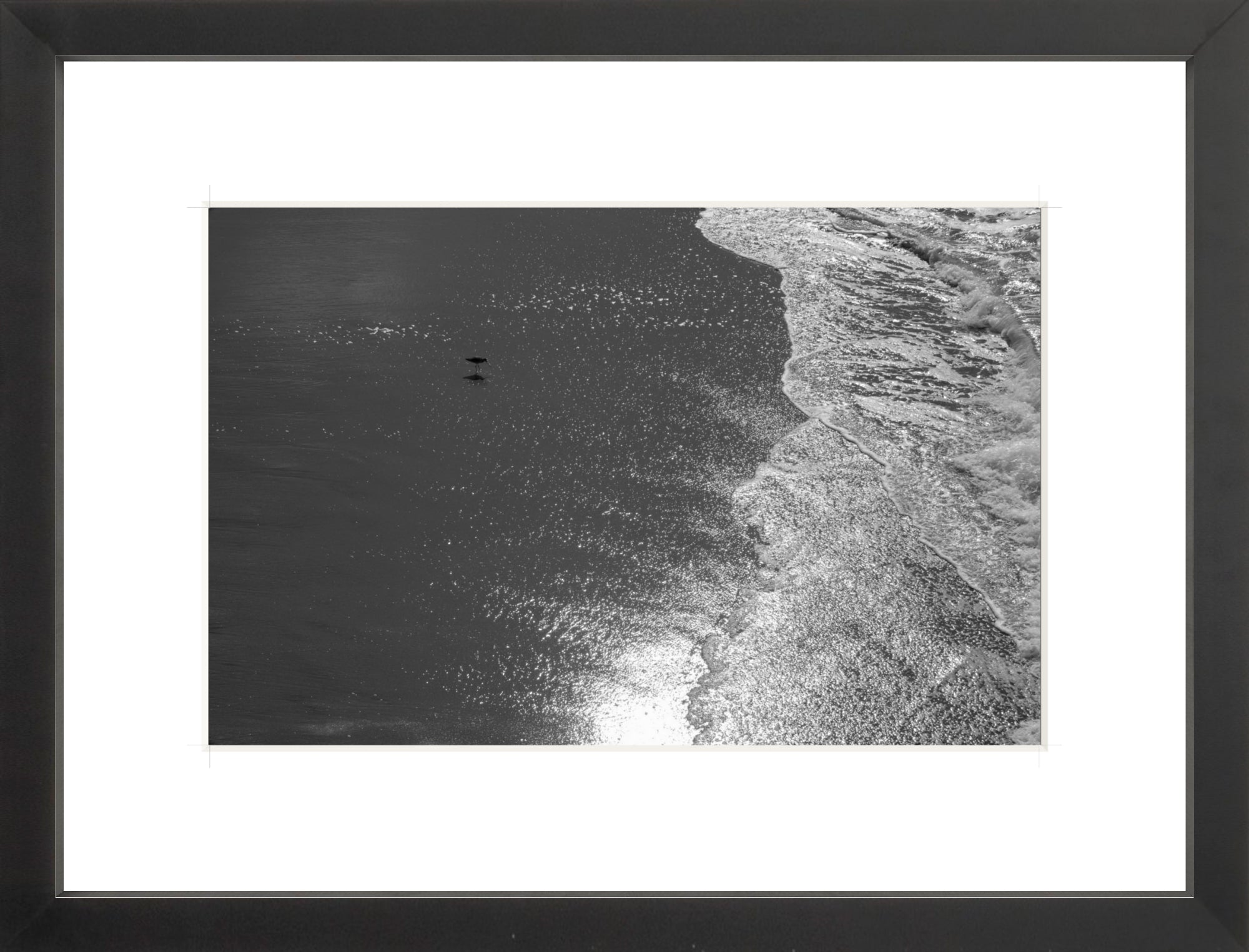 #Framed Print_12x8"_Black