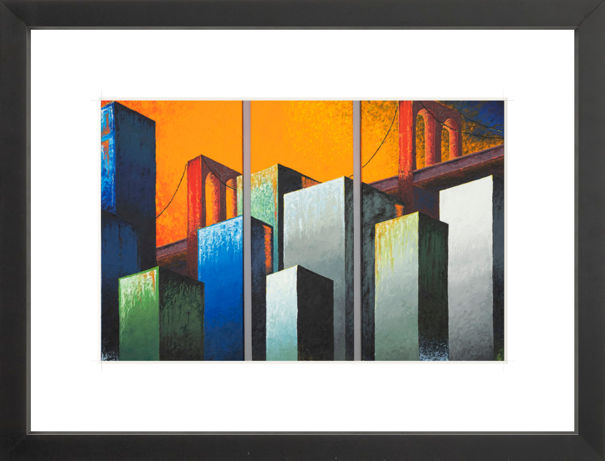 #Framed Print_12x8"_Black