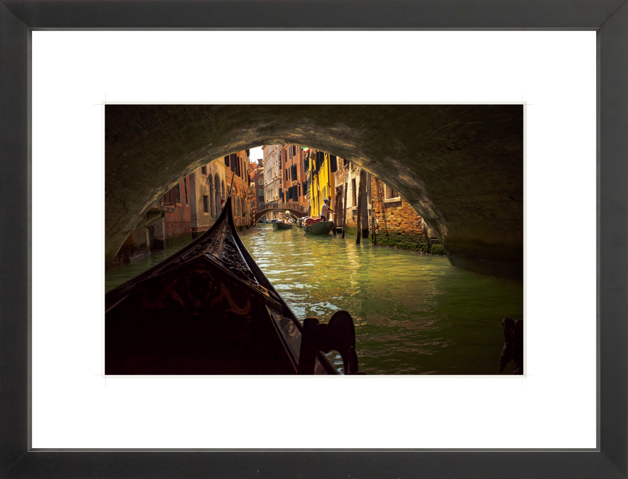 #Framed Print_12x8"_Black