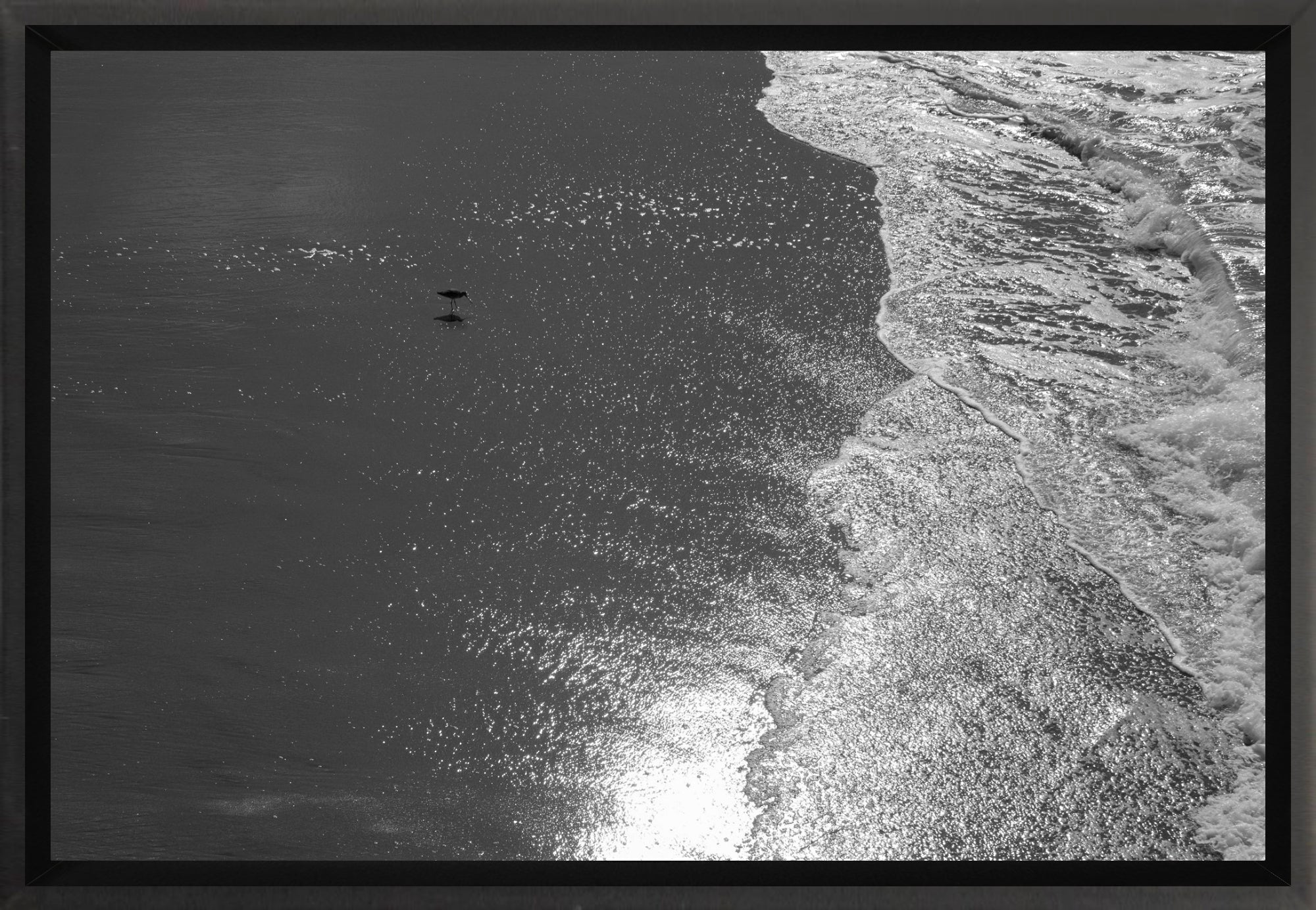 #Framed Canvas_12x8"_Black