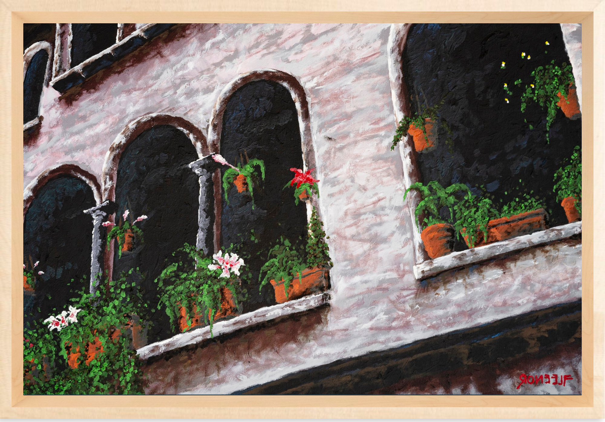 #Framed Canvas_12x8"_Natural