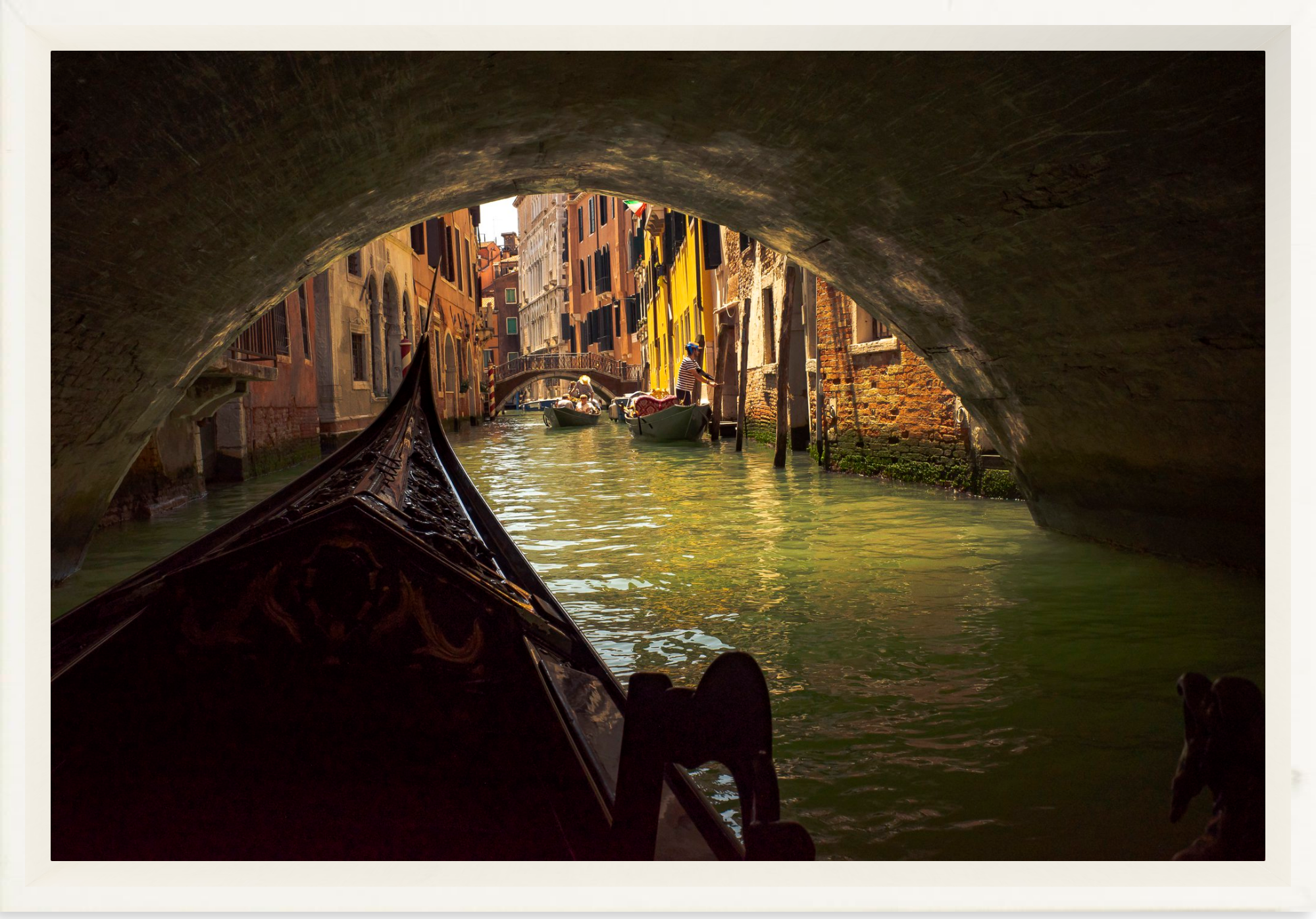 #Framed Canvas_12x8"_White