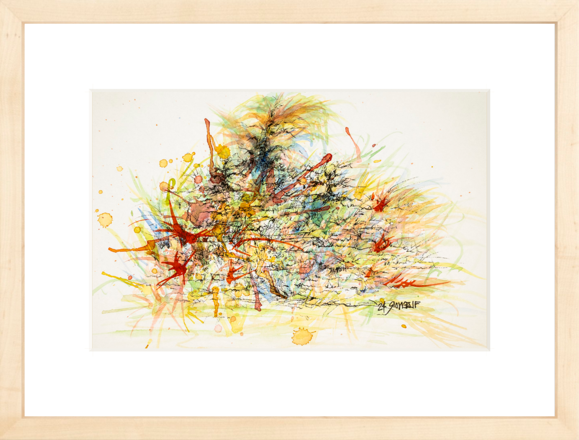 #Framed Print_12x8"_Natural