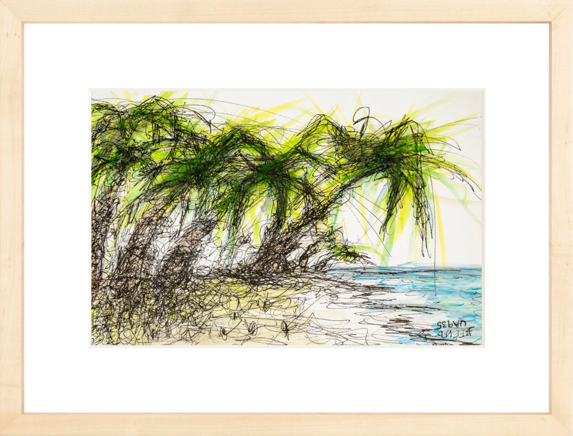#Framed Print_12x8"_Natural