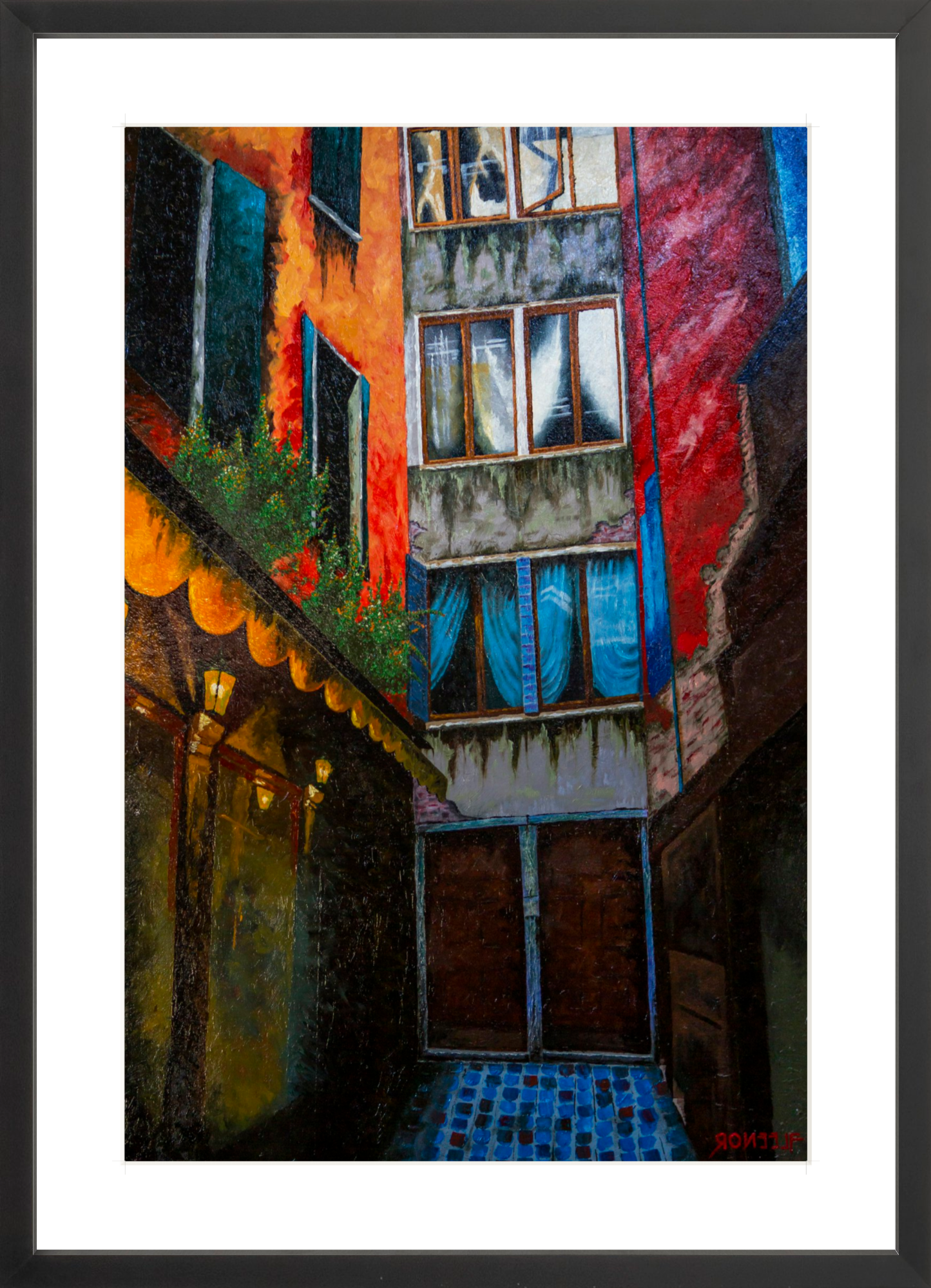 #Framed Print_16x24"_Black