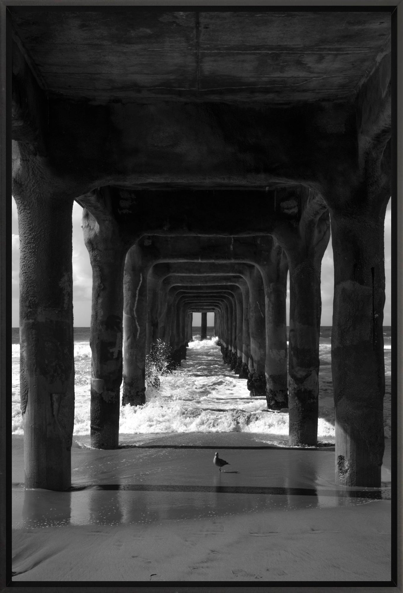 #Framed Canvas_16x24"_Black