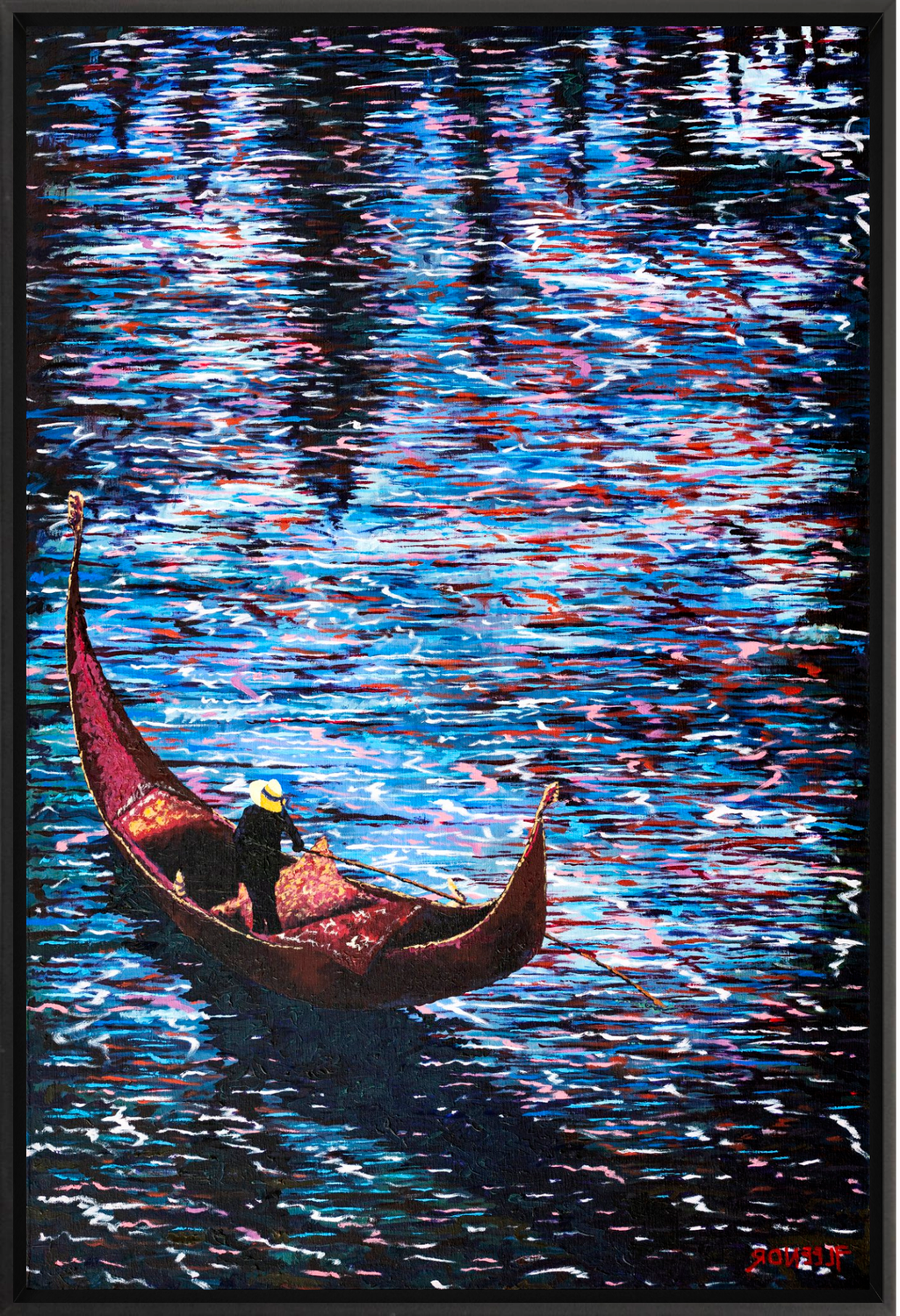 #Framed Canvas_16x24"_Black