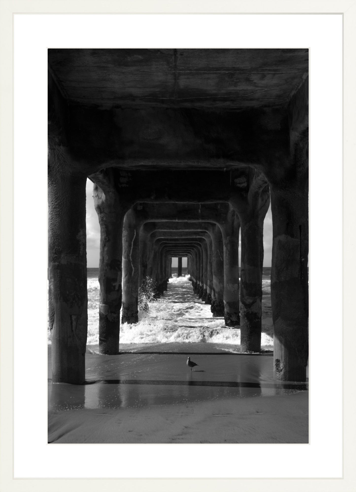 #Framed Print_16x24"_White