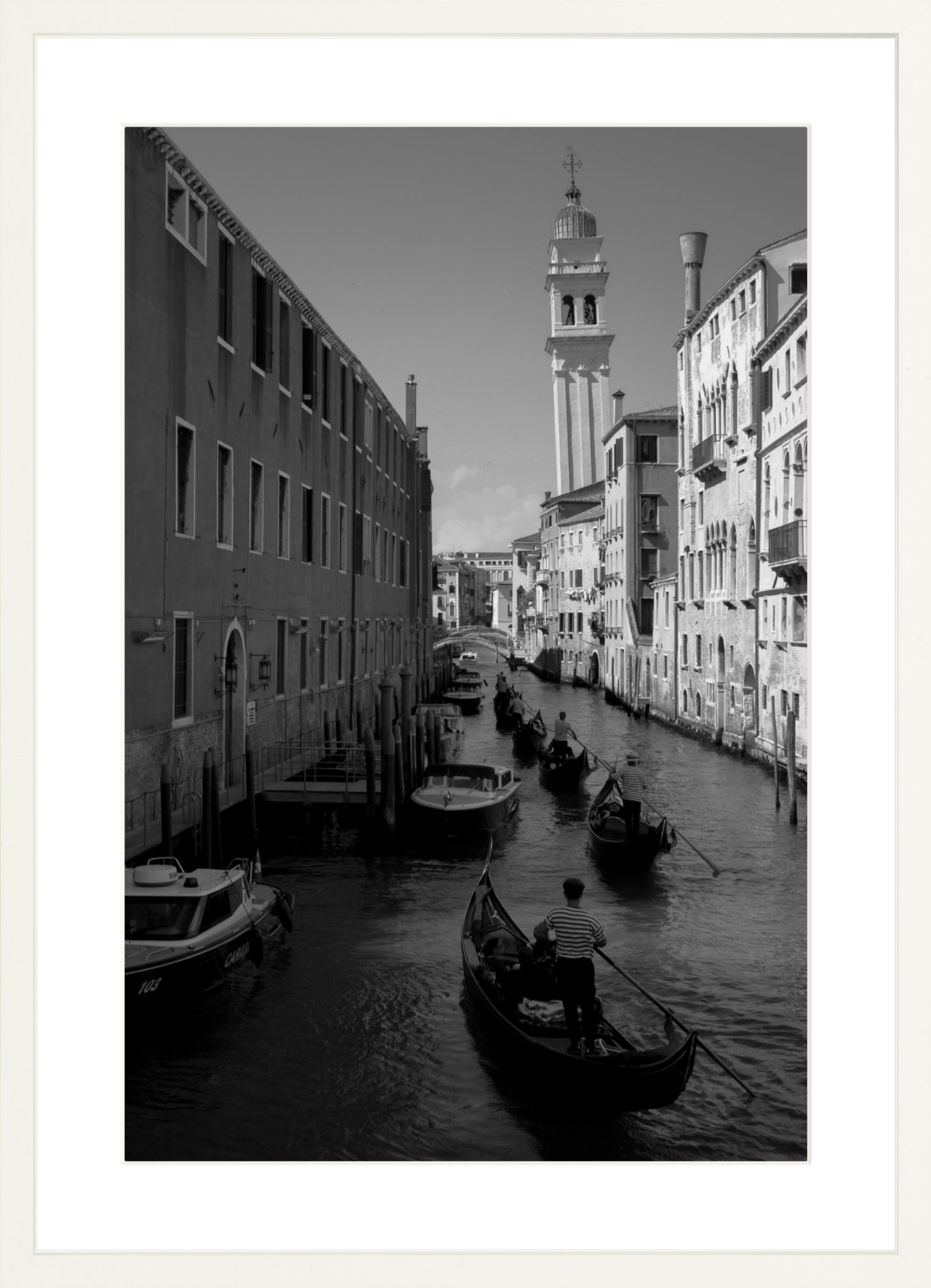 #Framed Print_16x24"_White