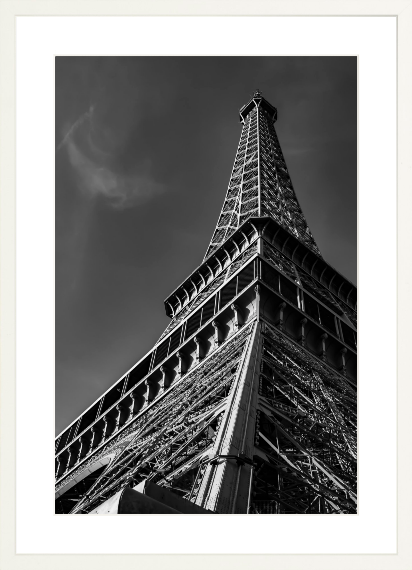 #Framed Print_16x24"_White