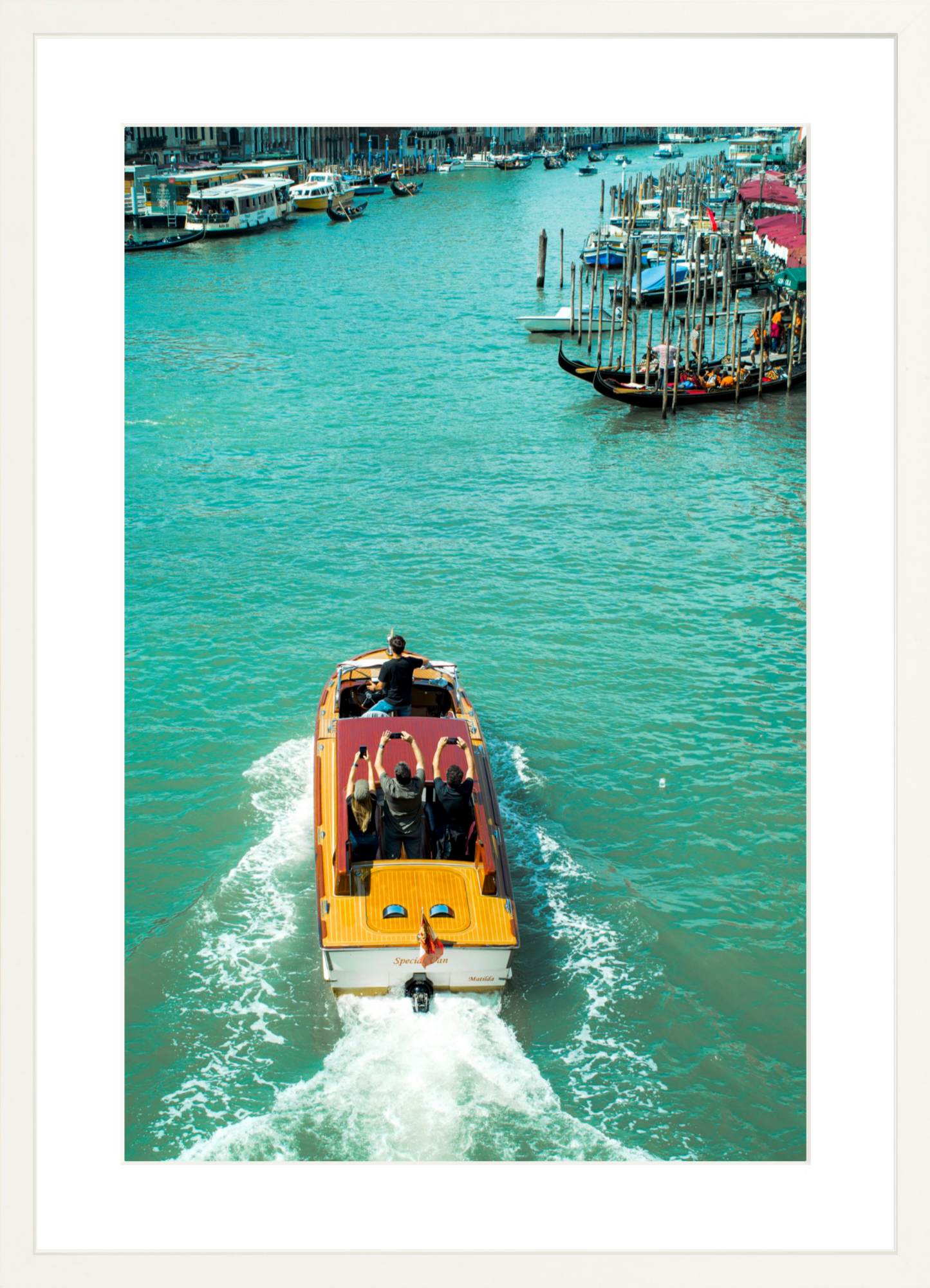 #Framed Print_16x24"_White