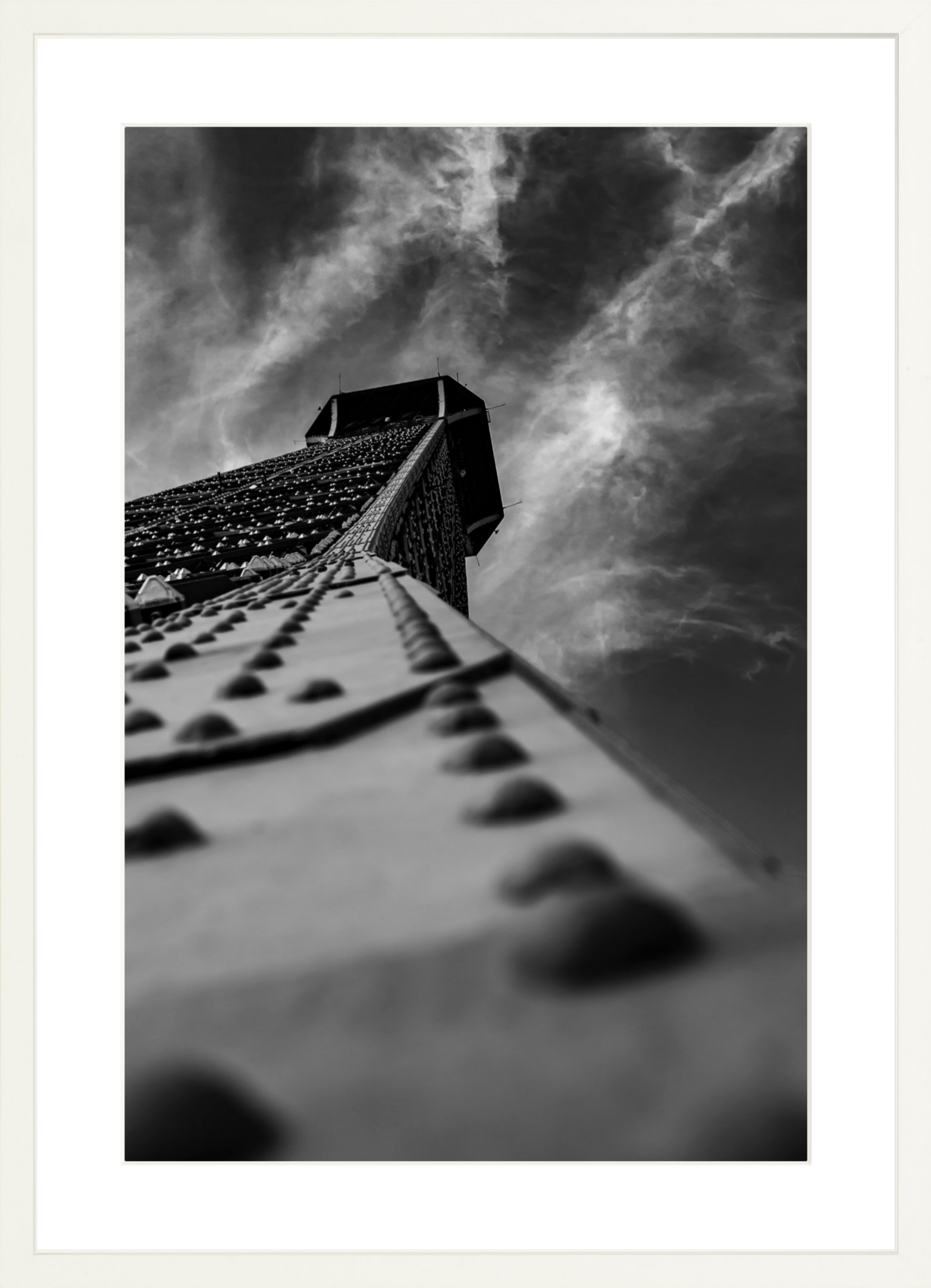 #Framed Print_16x24"_White