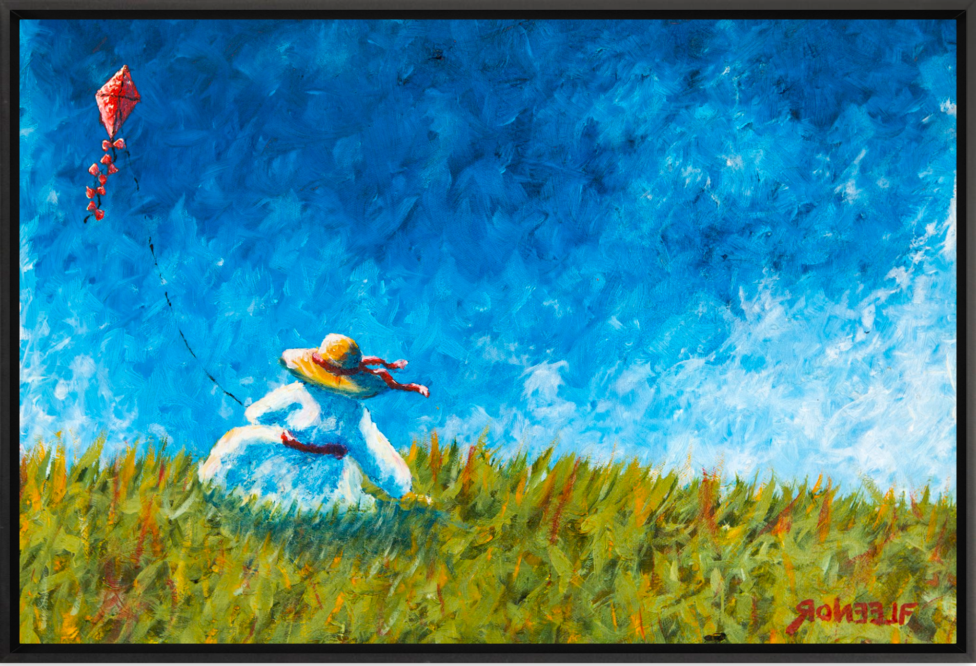 #Framed Canvas_24x16”_Black
