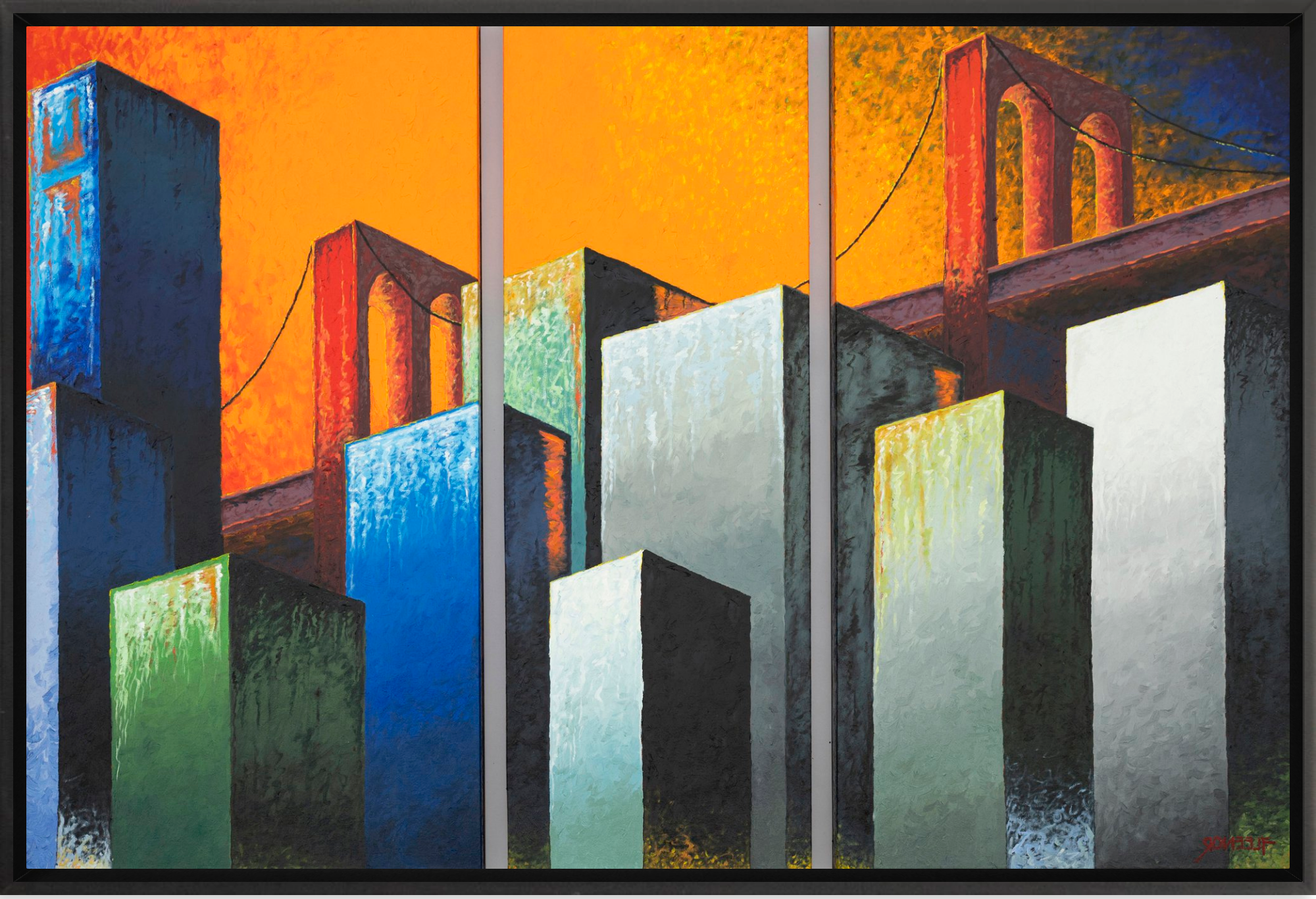 #Framed Canvas_24x16”_Black