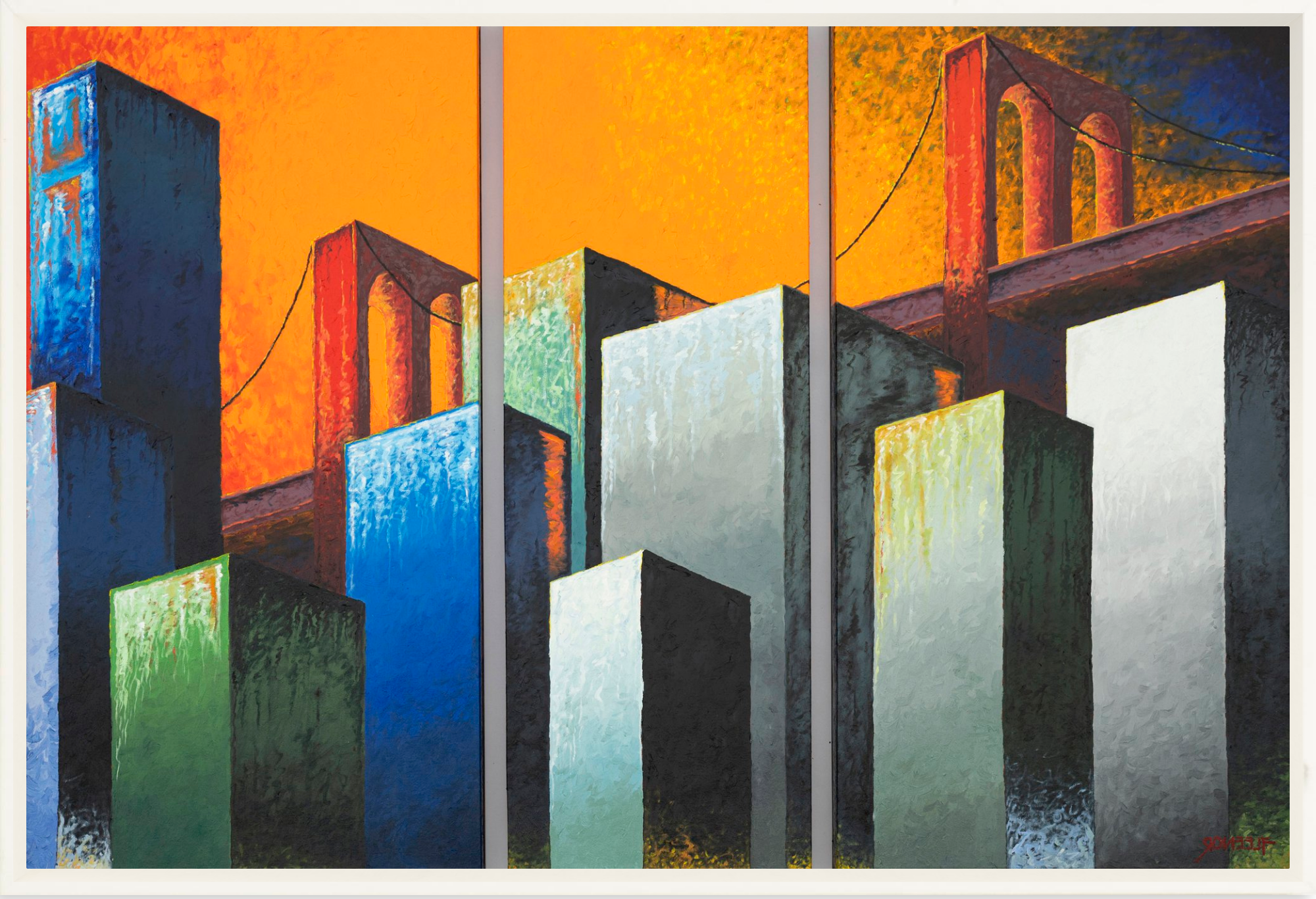 #Framed Canvas_24x16”_White