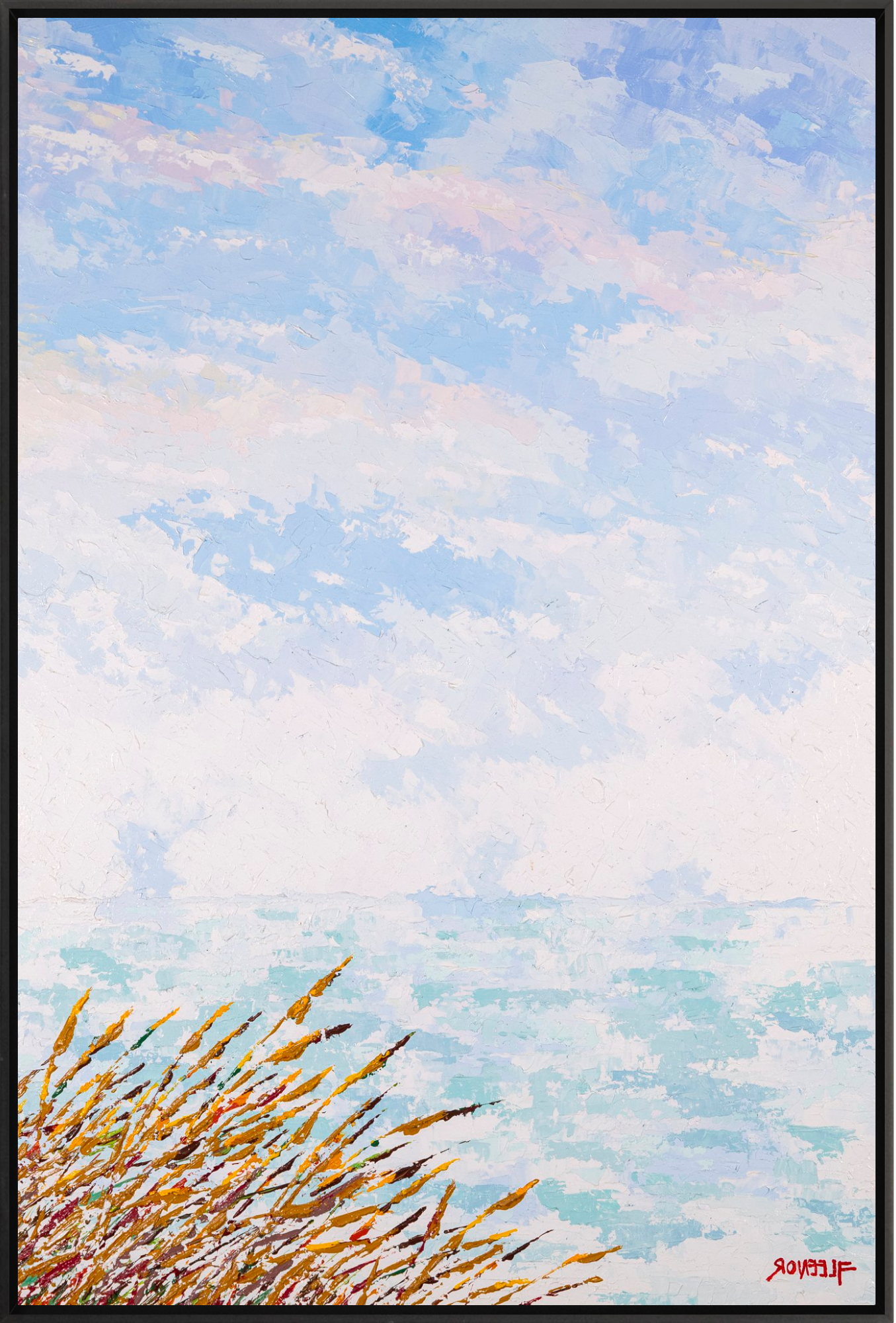 #Framed Canvas_24x36"_Black