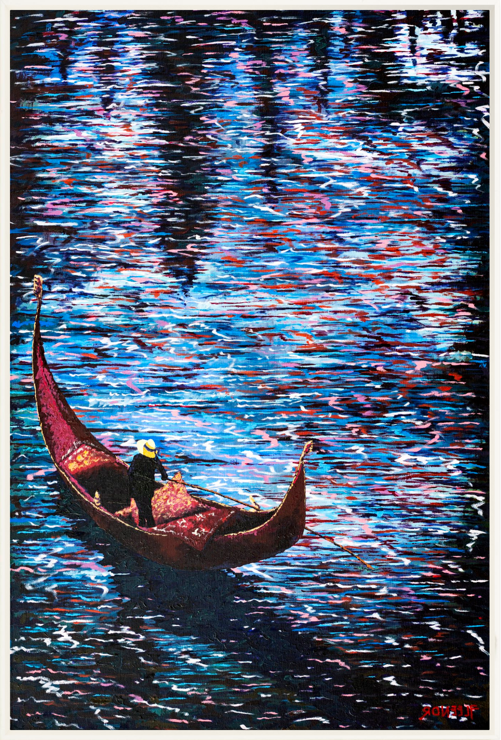 #Framed Canvas_24x36"_White