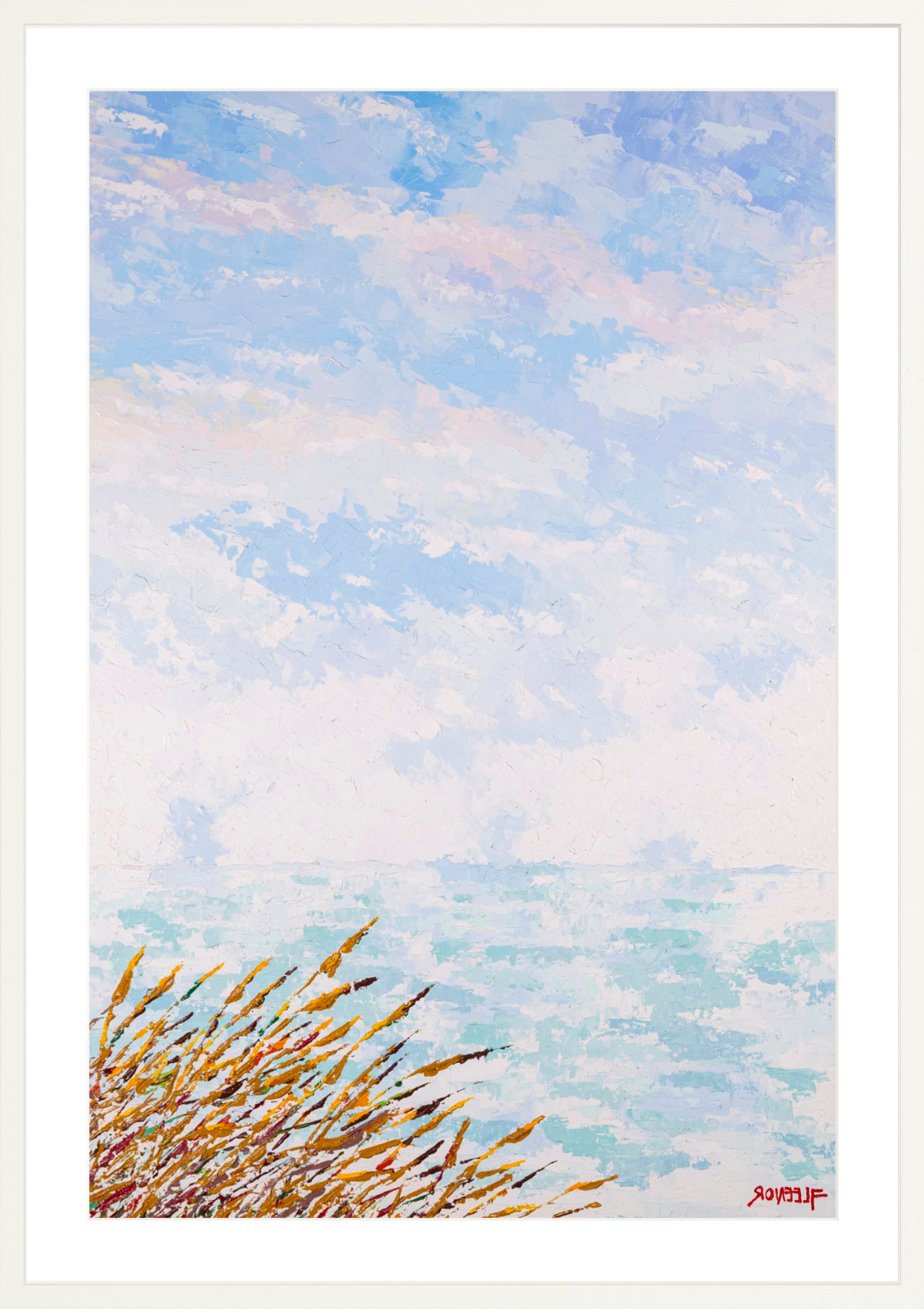 #Framed Print_24x36"_White