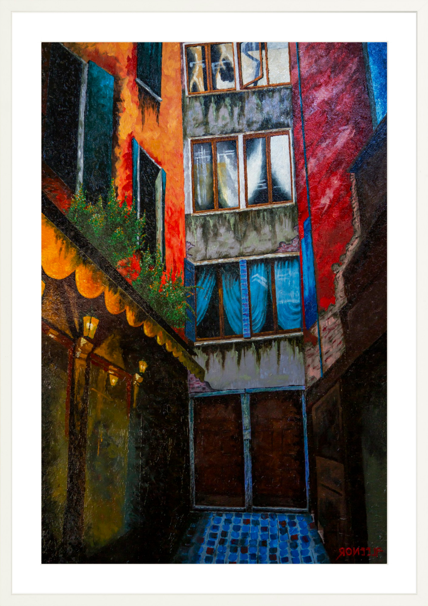 #Framed Print_24x36"_White