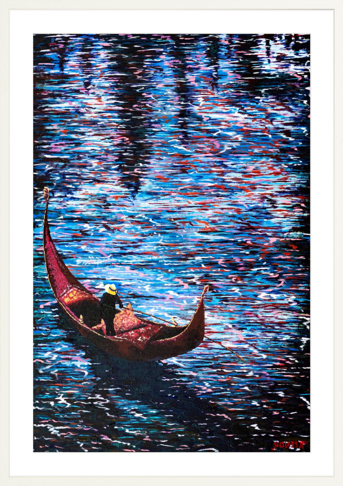 #Framed Print_24x36"_White