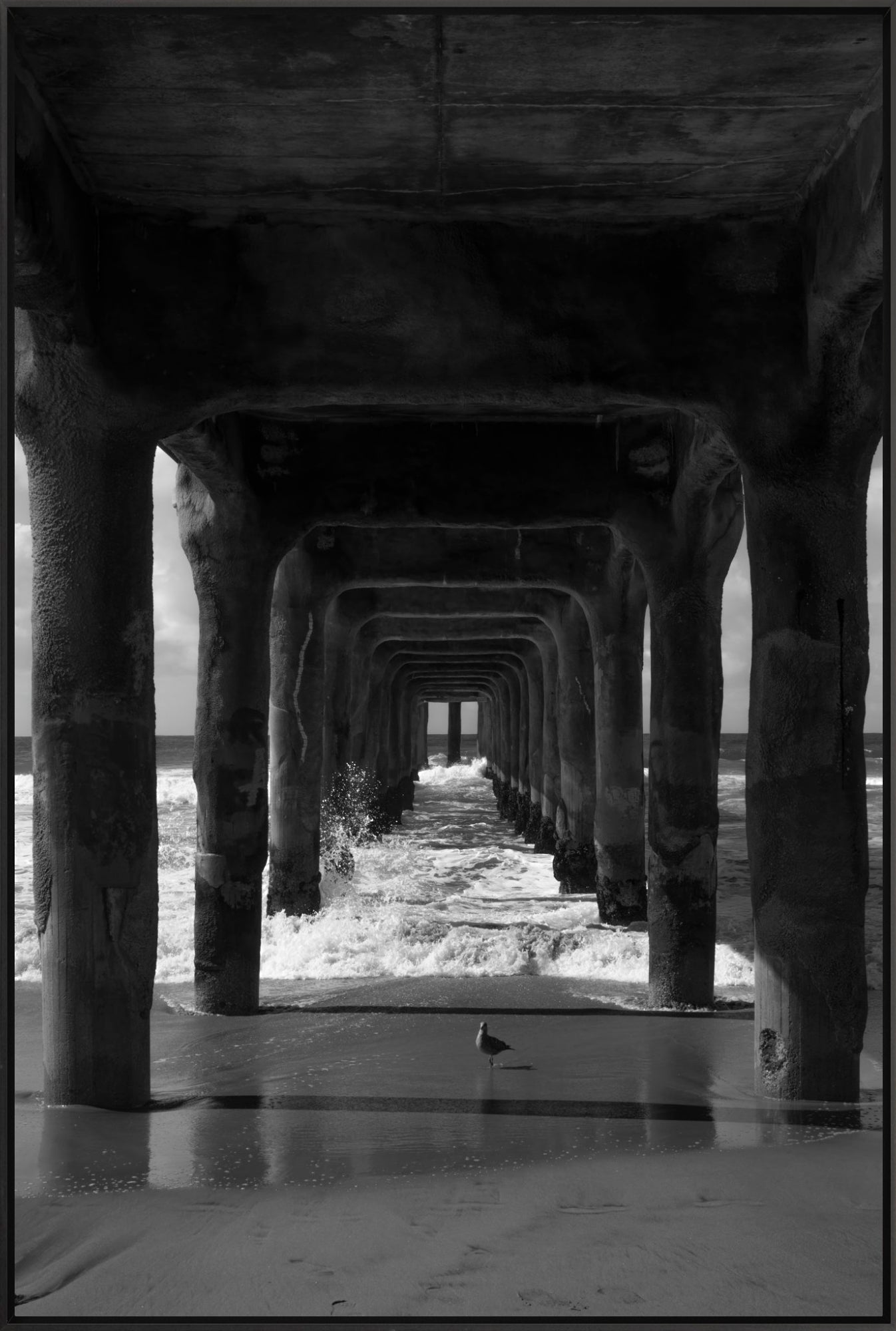 #Framed Canvas_40x60"_Black