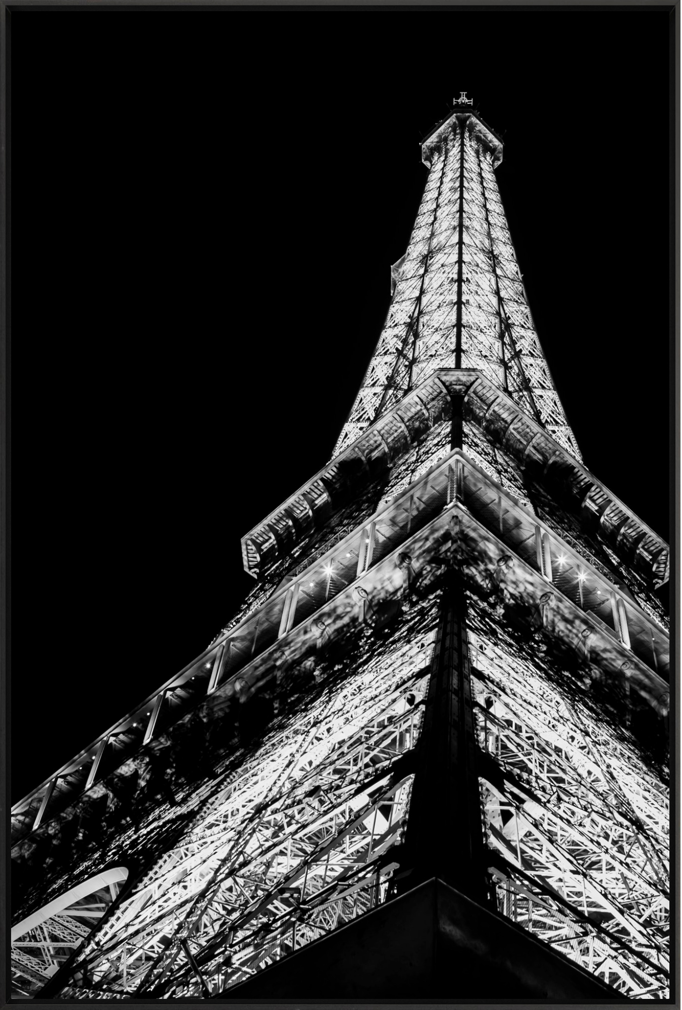 #Framed Canvas_40x60"_Black