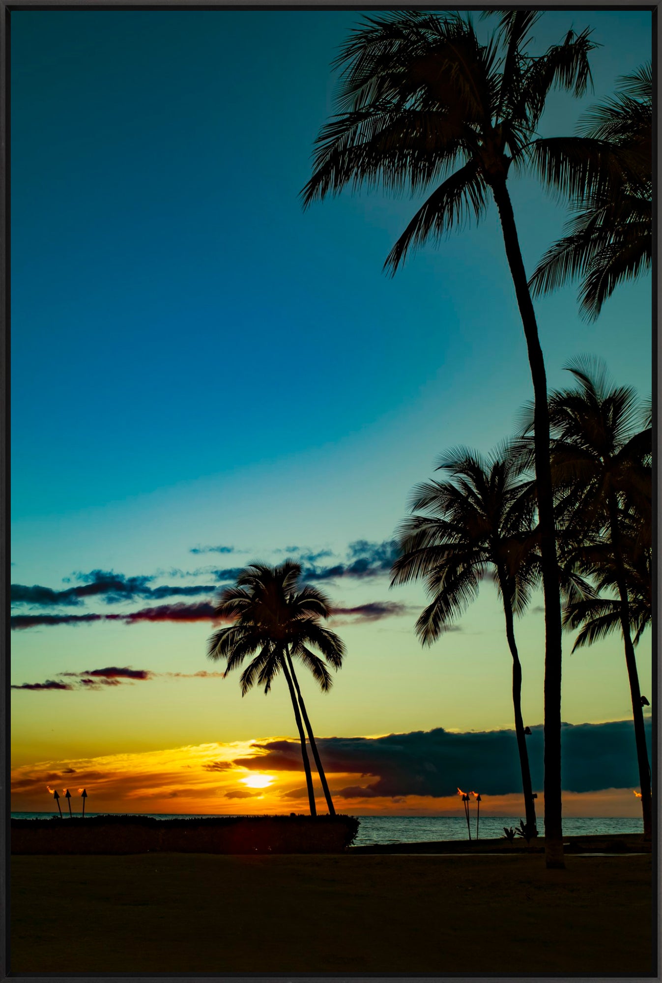 #Framed Canvas_30x45"_Black