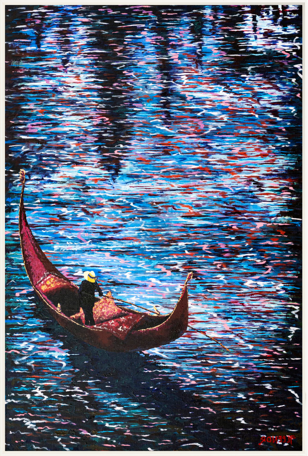 #Framed Canvas_40x60"_White