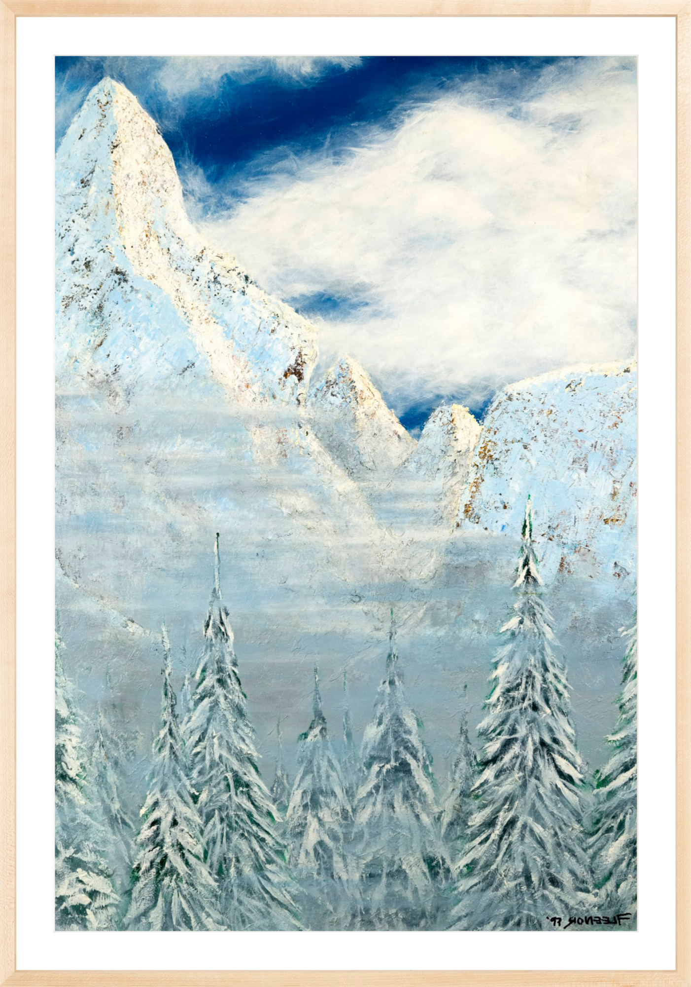 #Framed Print_30x45"_Natural