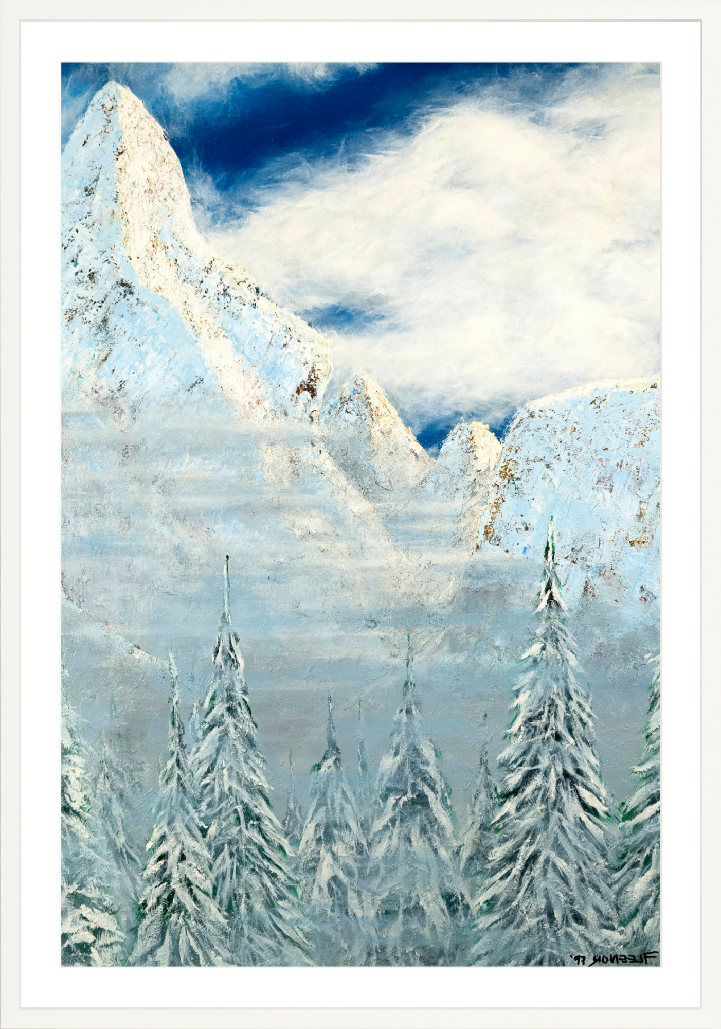 #Framed Print_40x60"_White