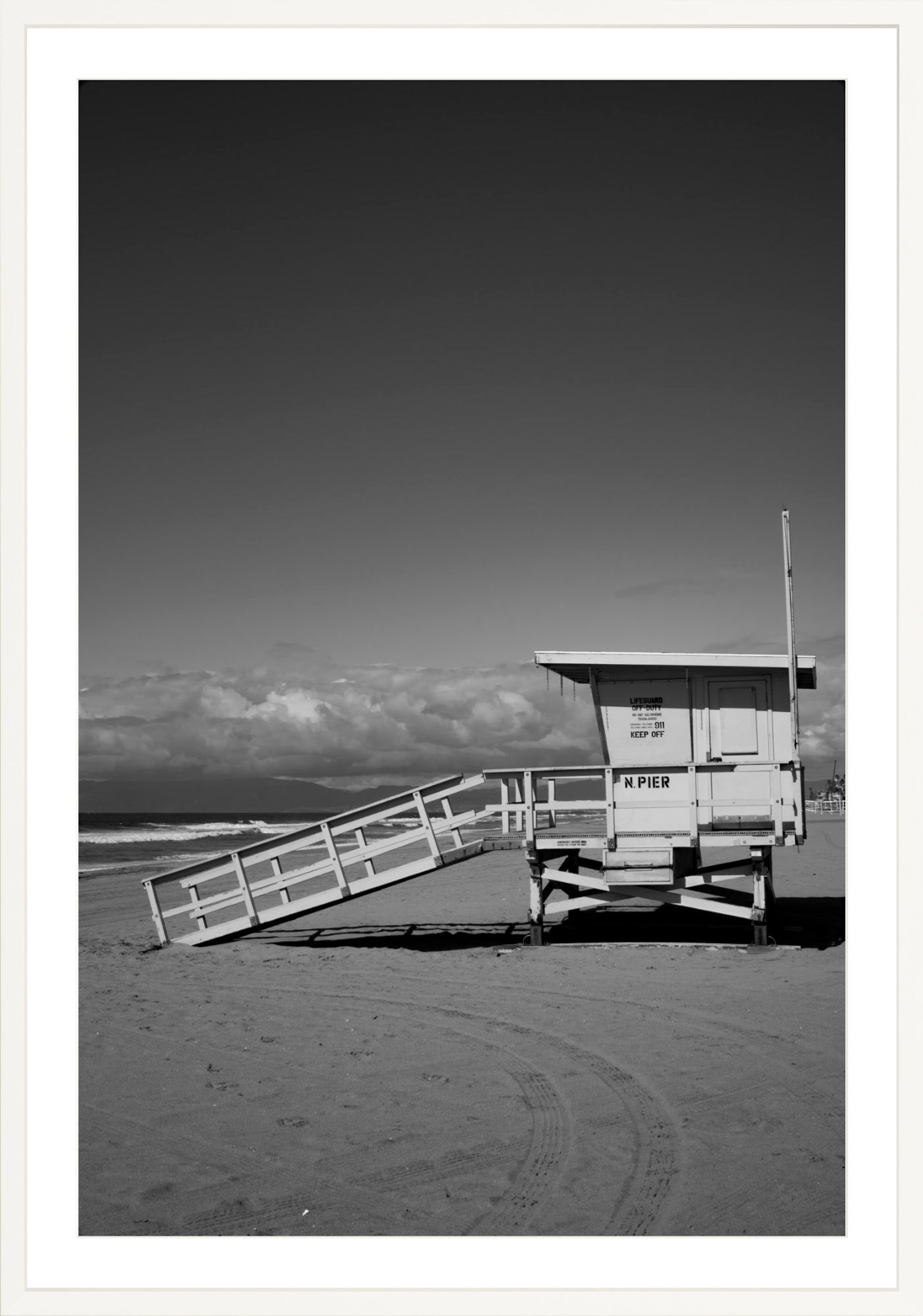 #Framed Print_30x45"_White