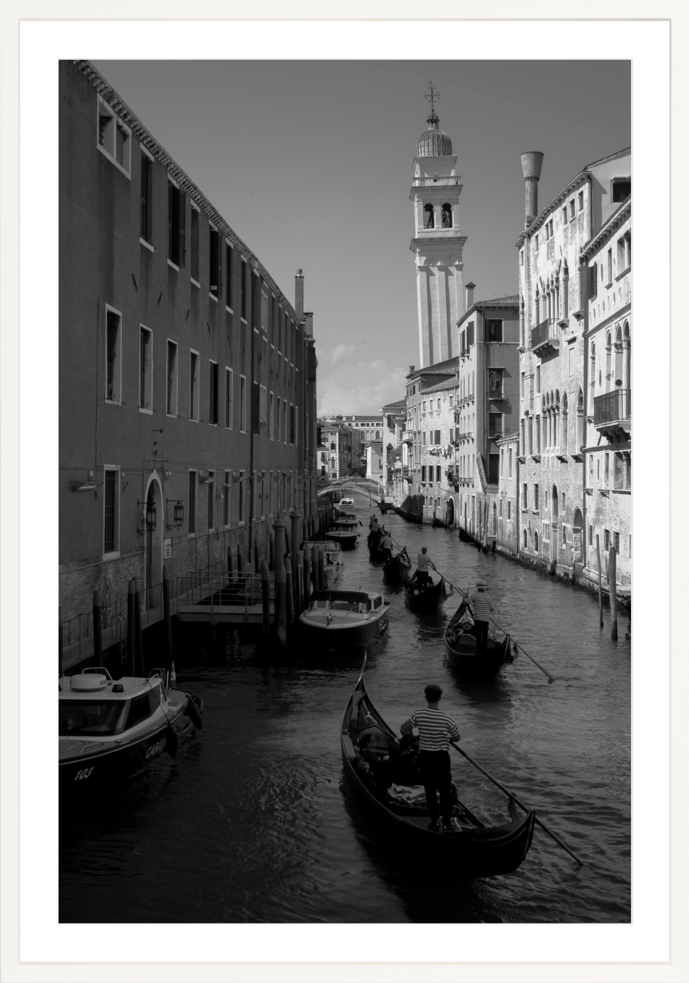 #Framed Print_30x45"_White