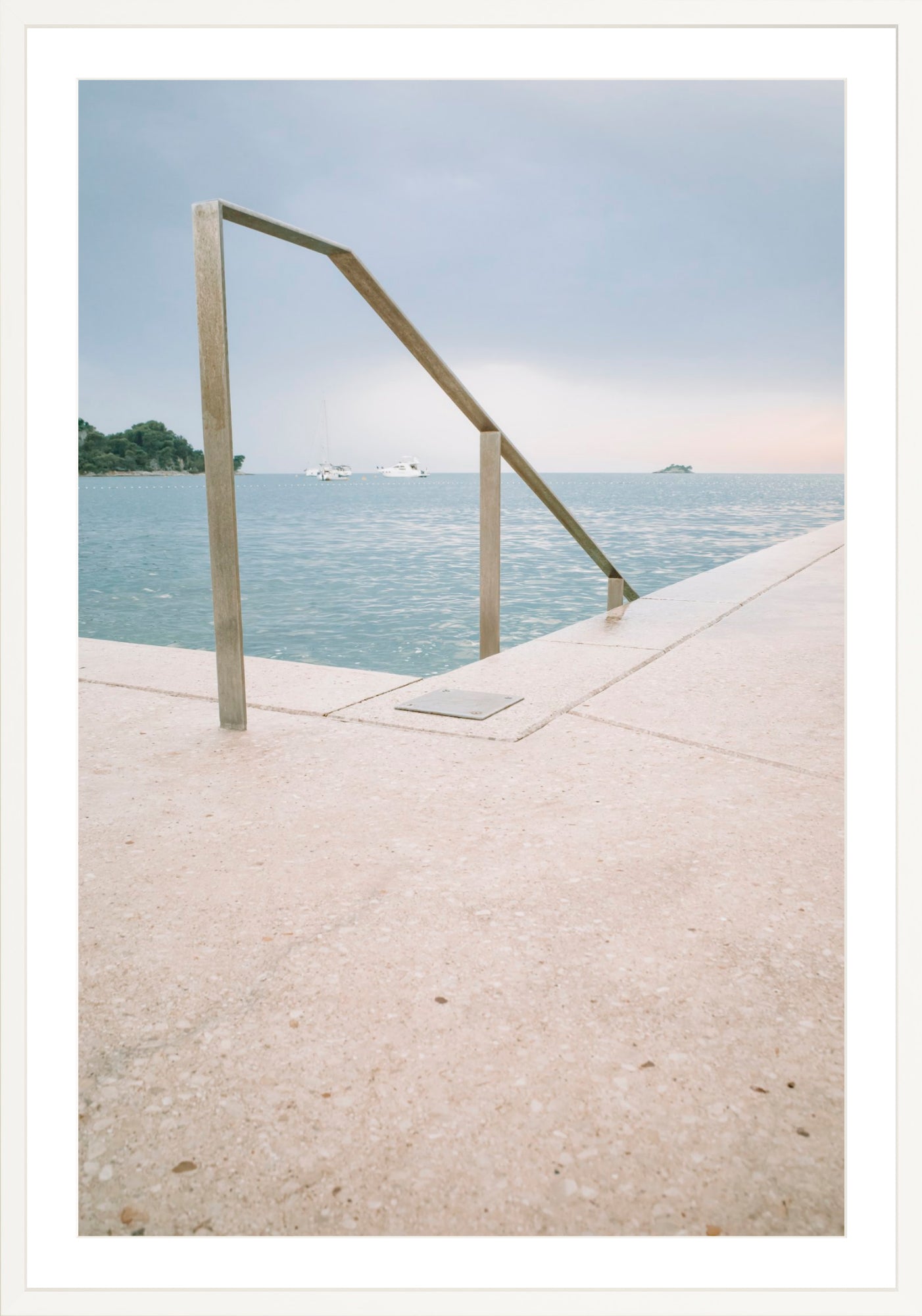 #Framed Print_30x45"_White