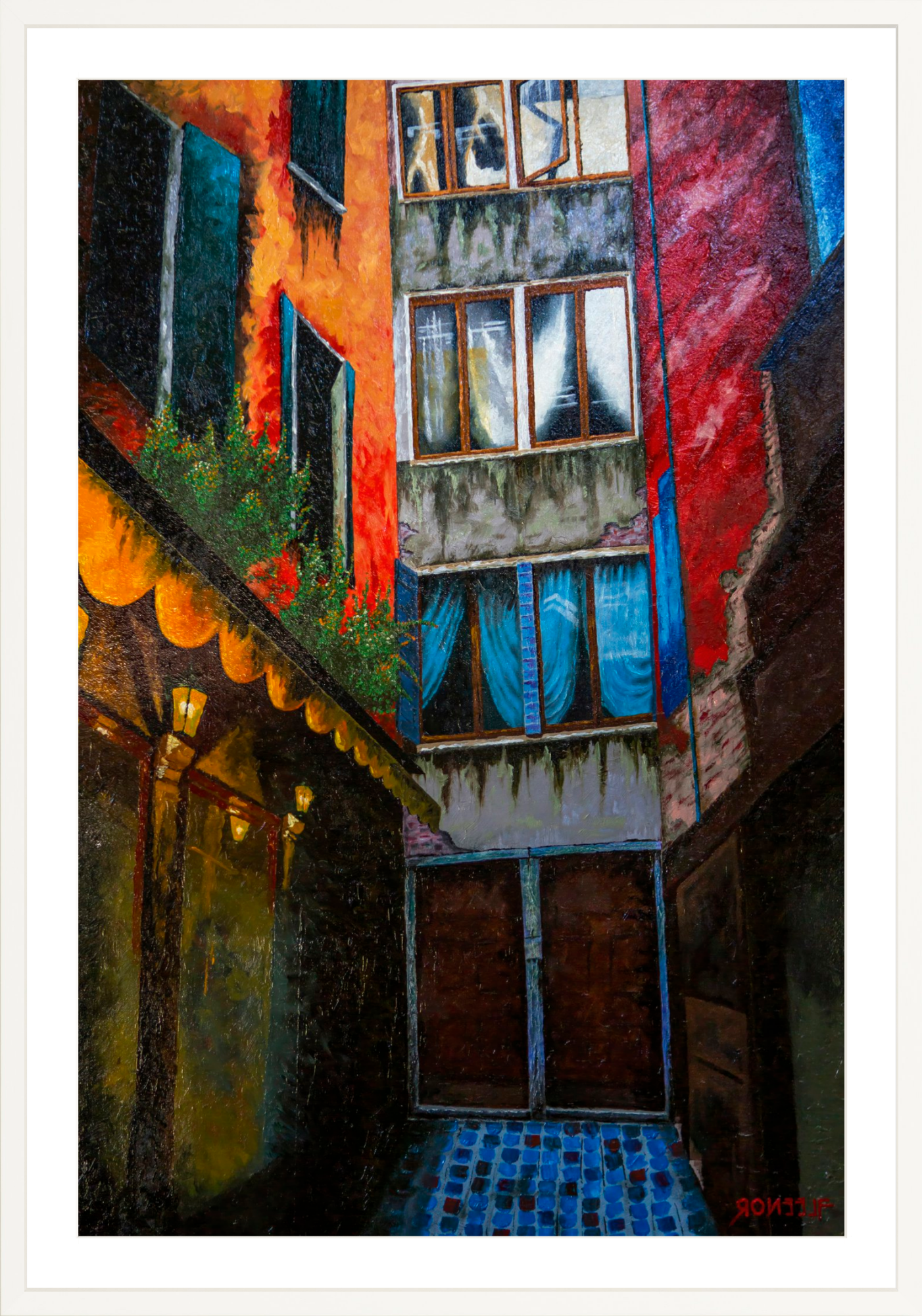 #Framed Print_30x45"_White