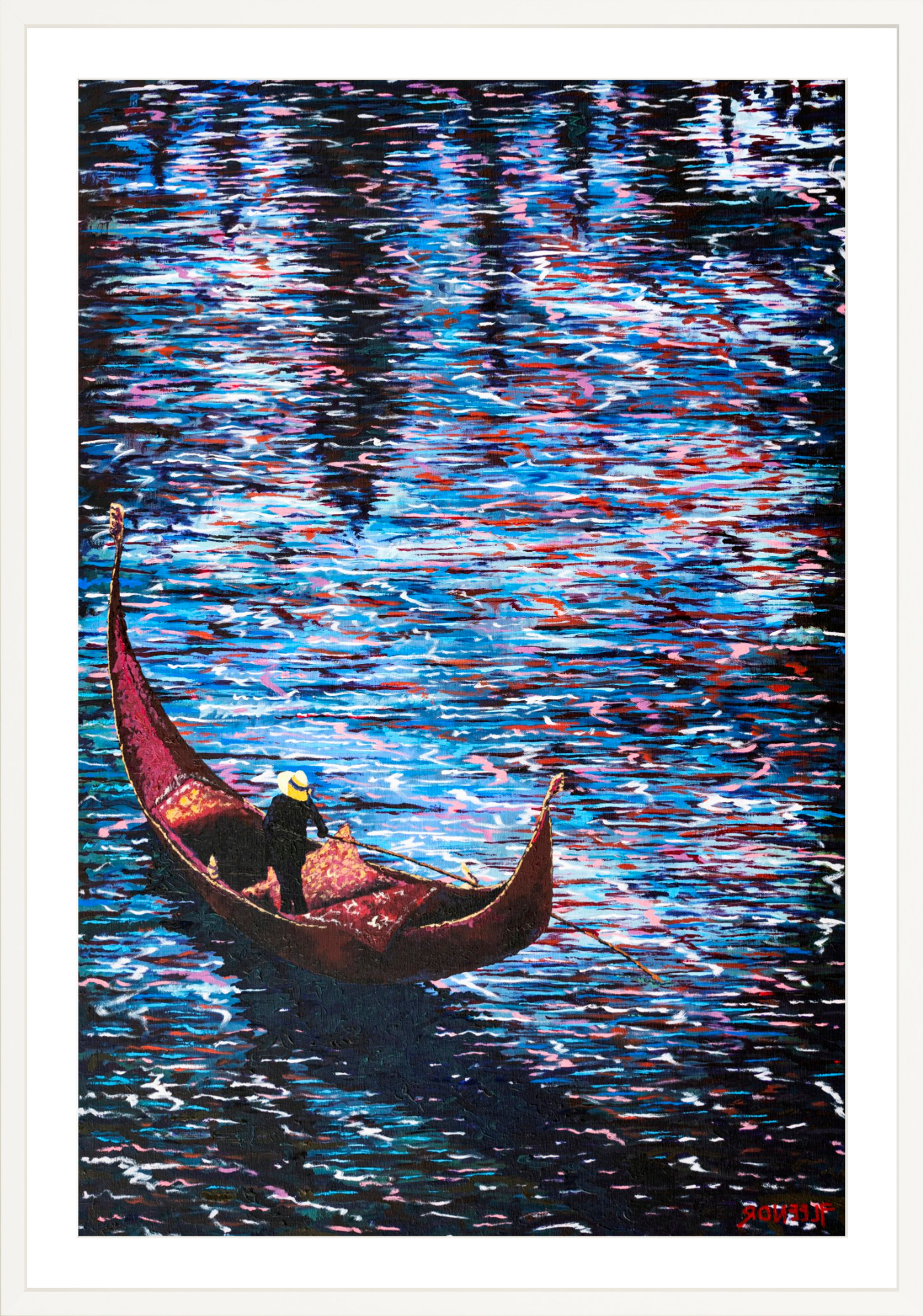 #Framed Print_40x60"_White