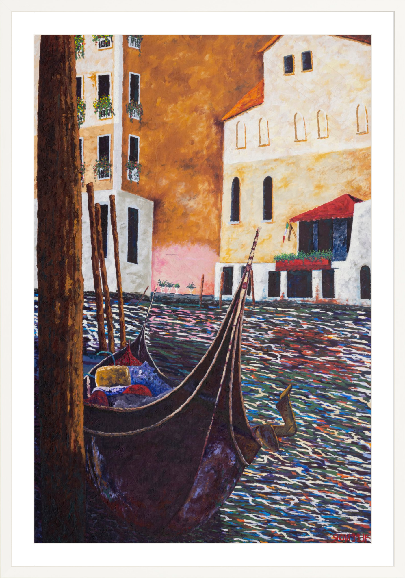 #Framed Print_30x45"_White