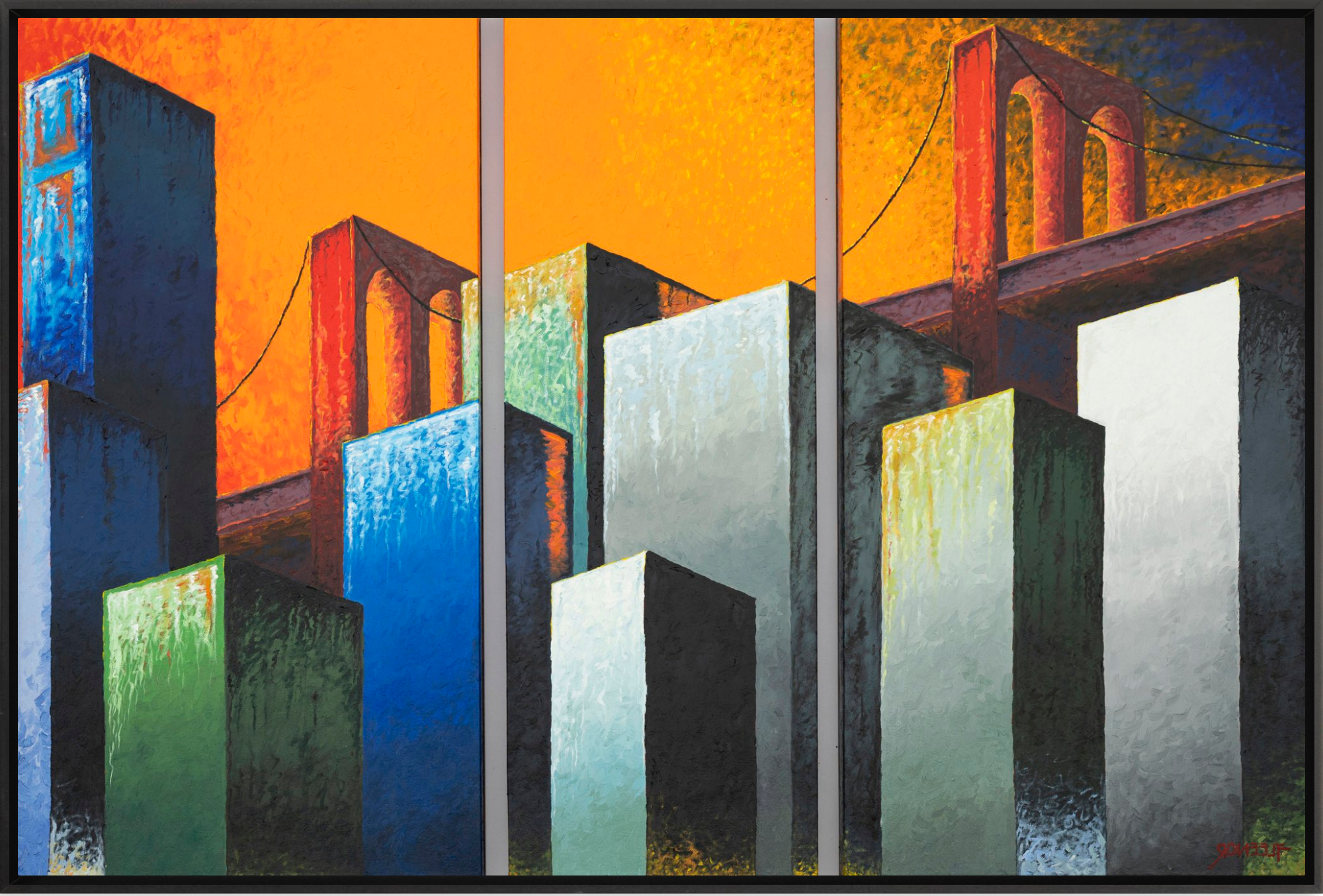 #Framed Canvas_36x24”_Black