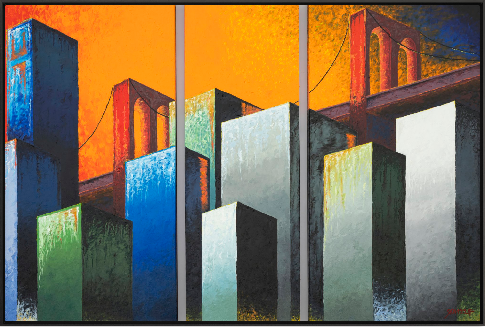 #Framed Canvas_45x30”_Black