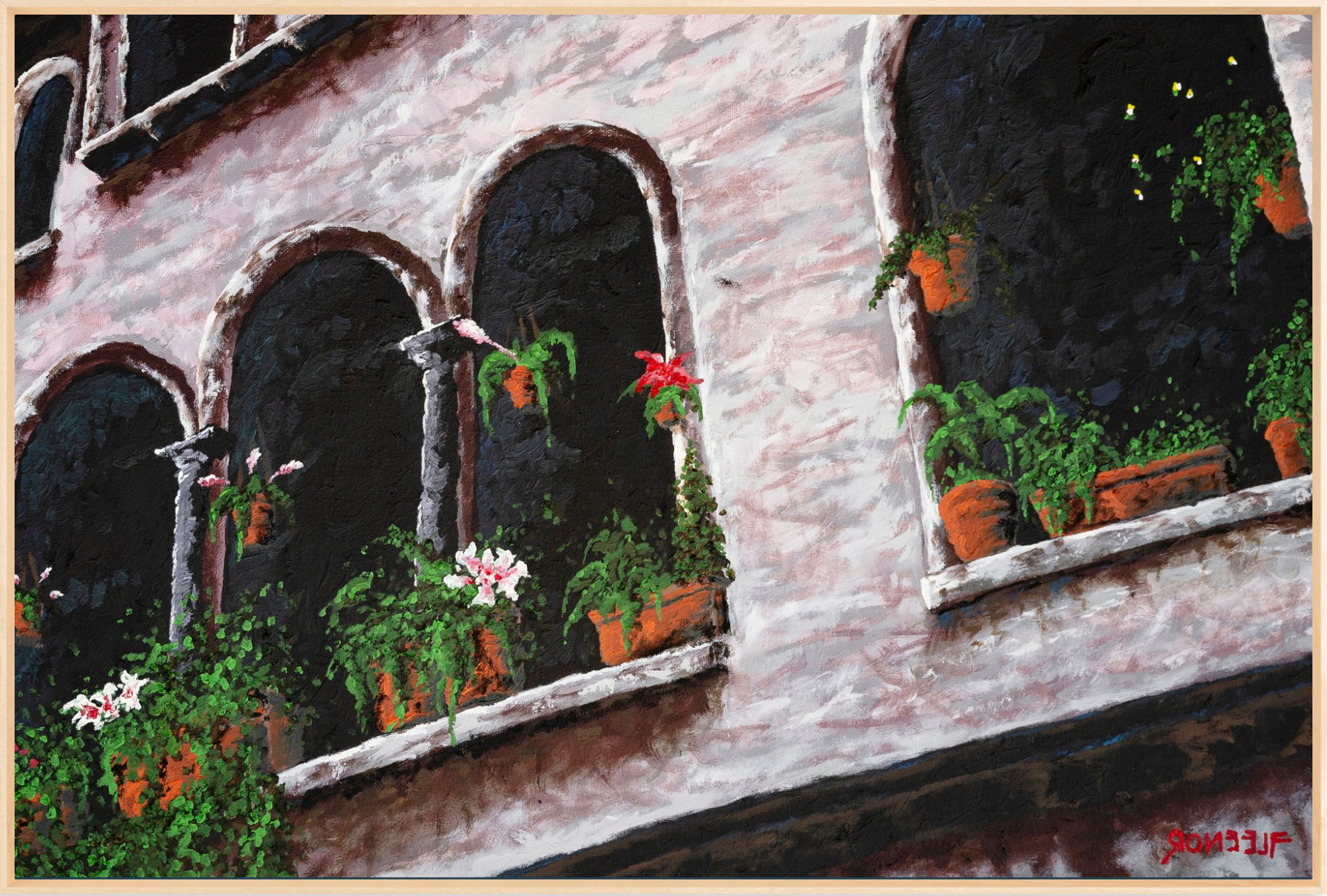 #Framed Canvas_60x40”_Natural
