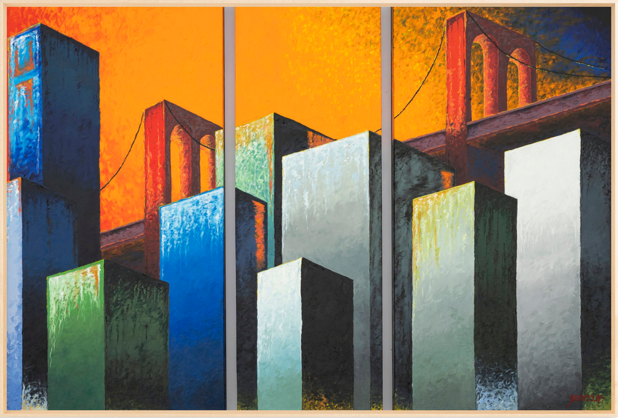 #Framed Canvas_60x40”_Natural