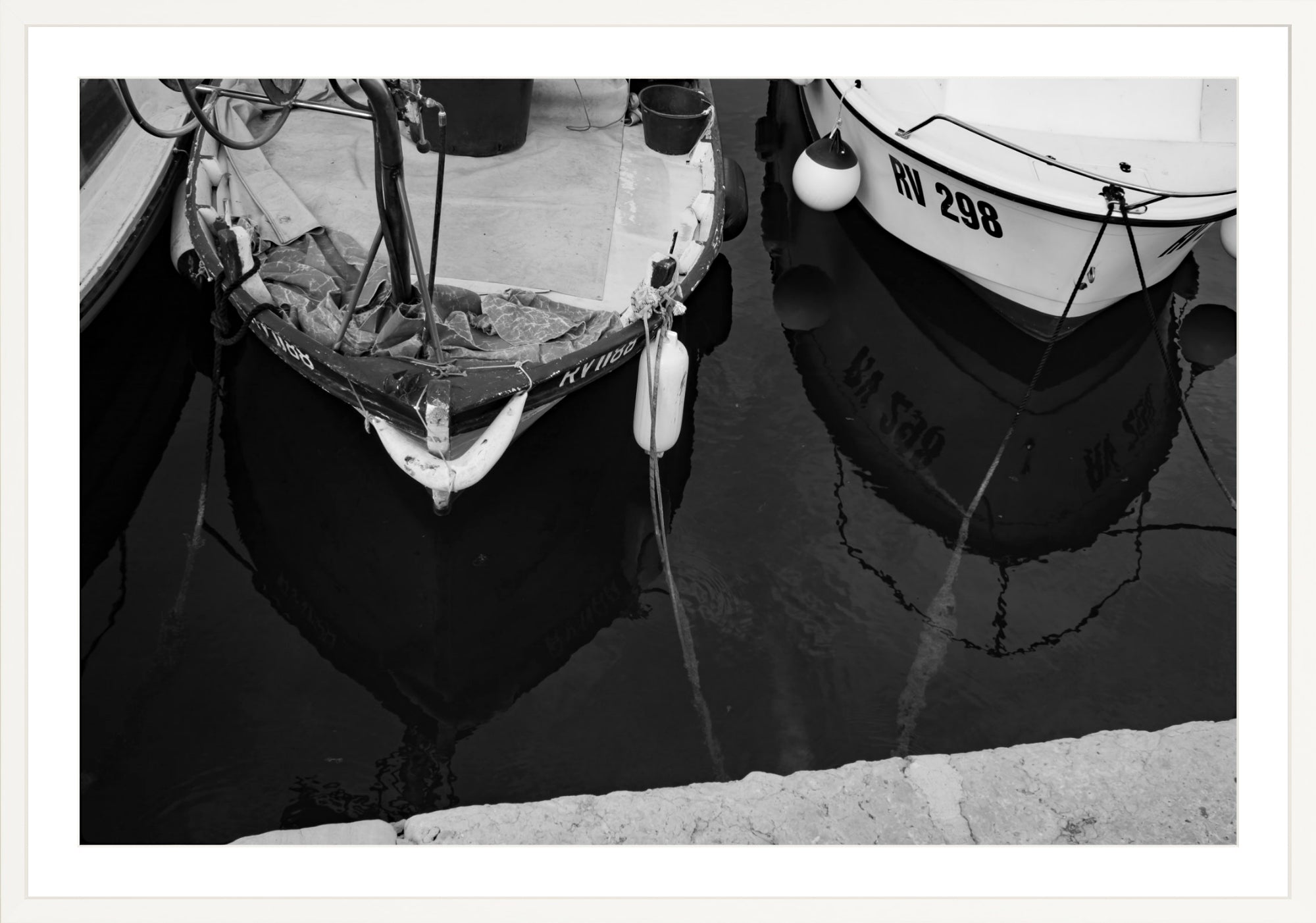 #Framed Print_45x30"_White