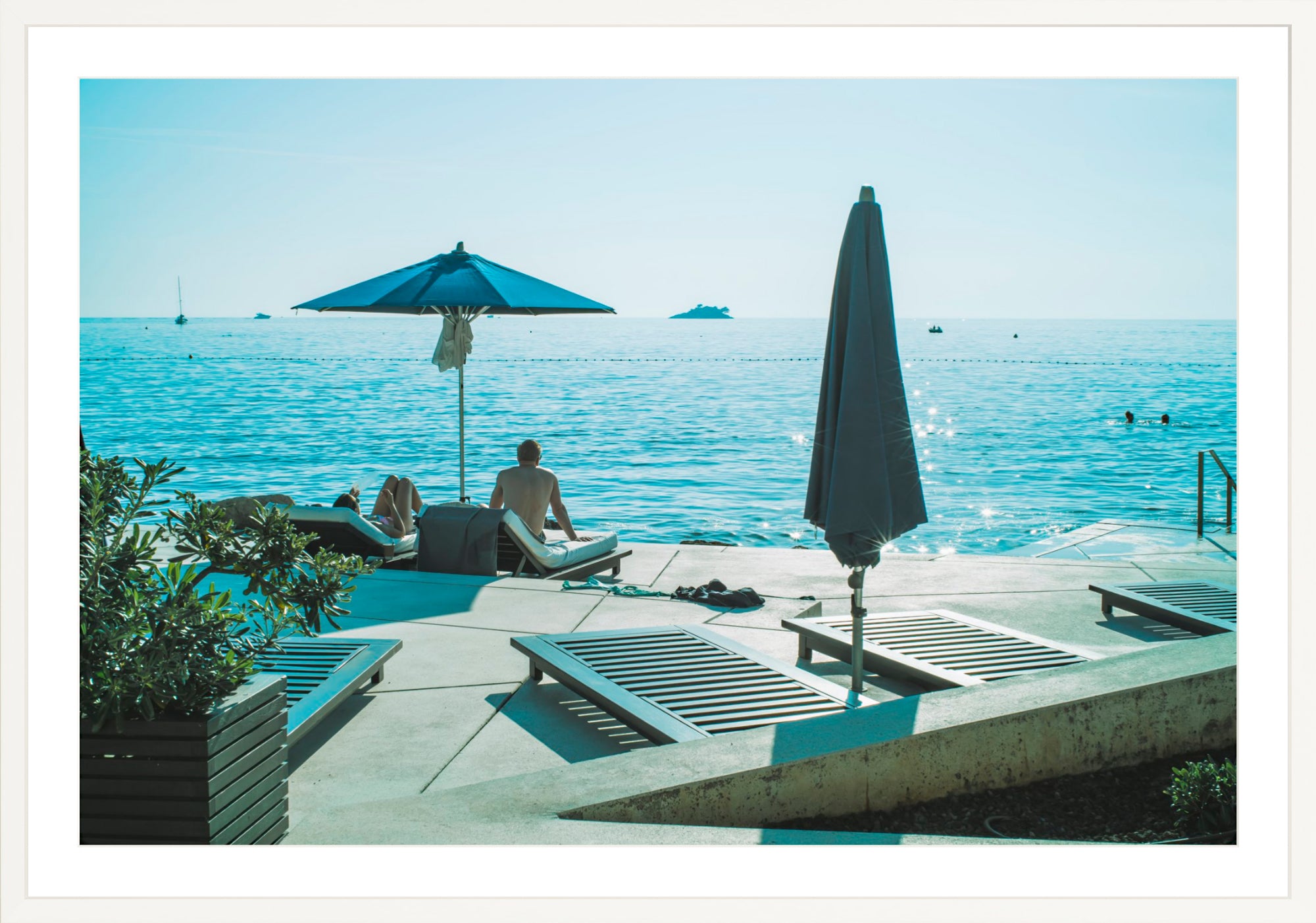 #Framed Print_45x30"_White