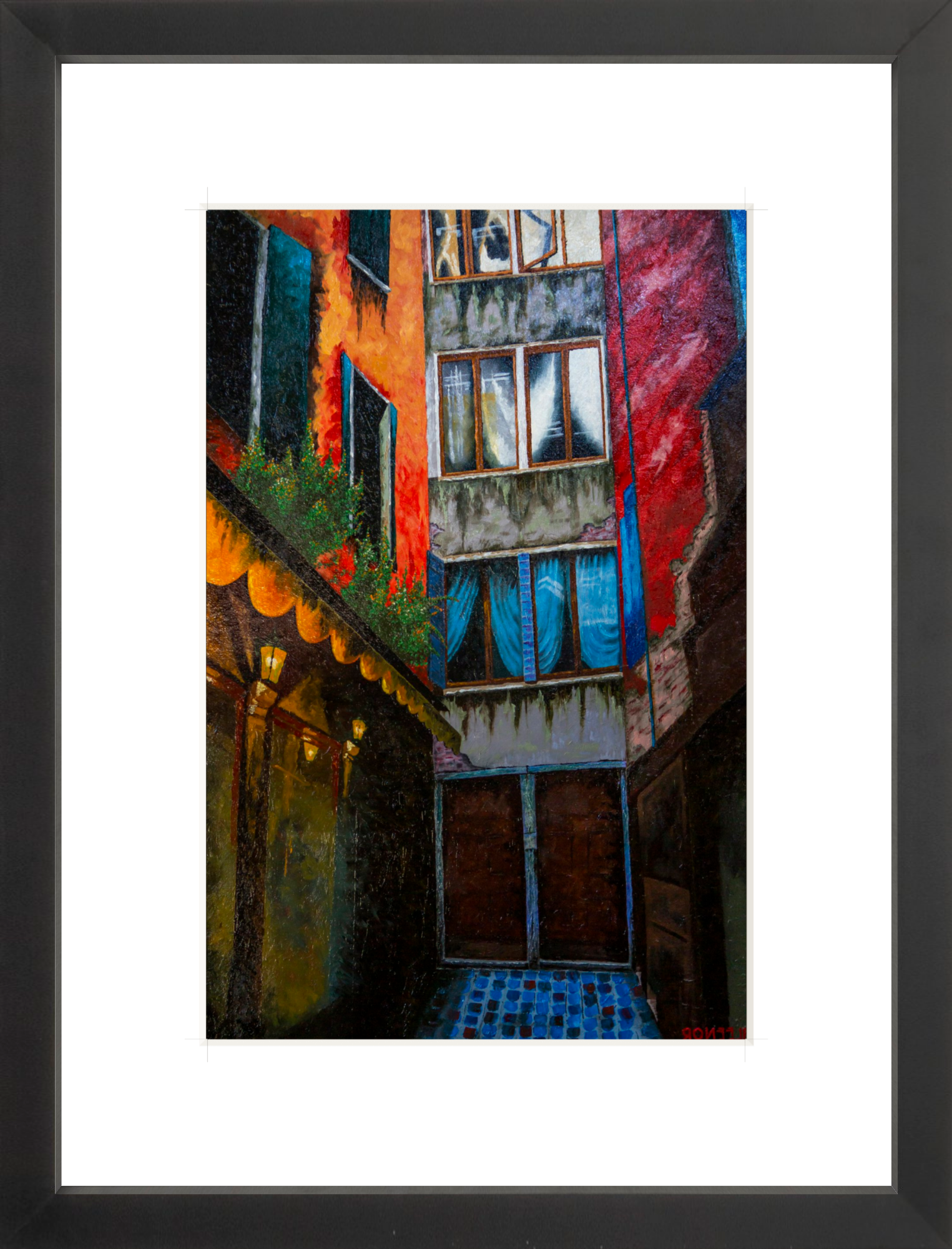 #Framed Print_8x12"_Black