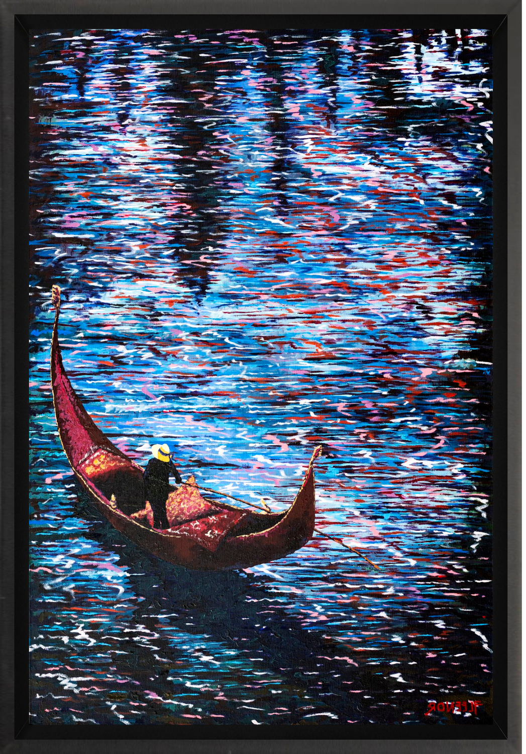 #Framed Canvas_8x12"_Black