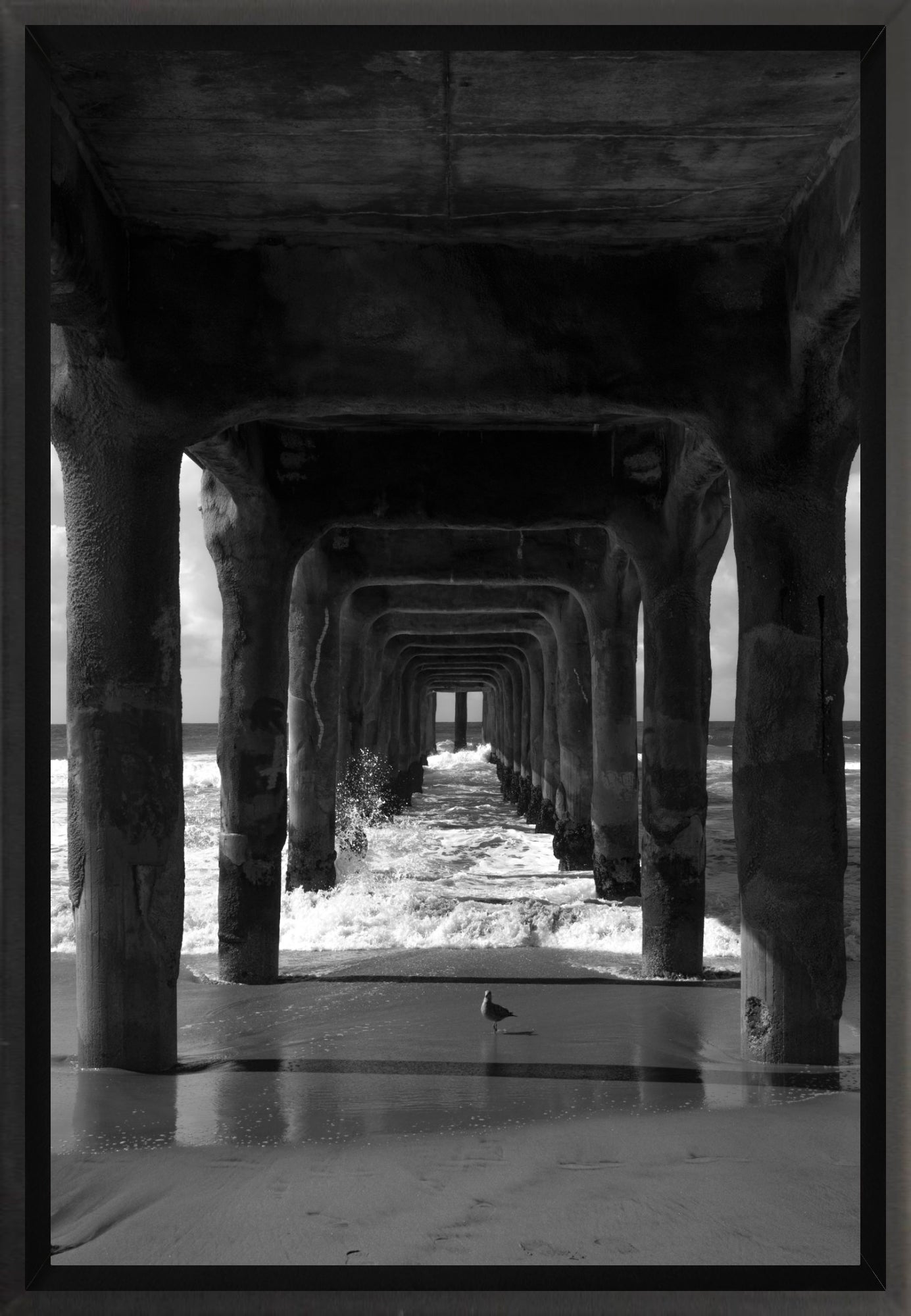 #Framed Canvas_8x12"_Black